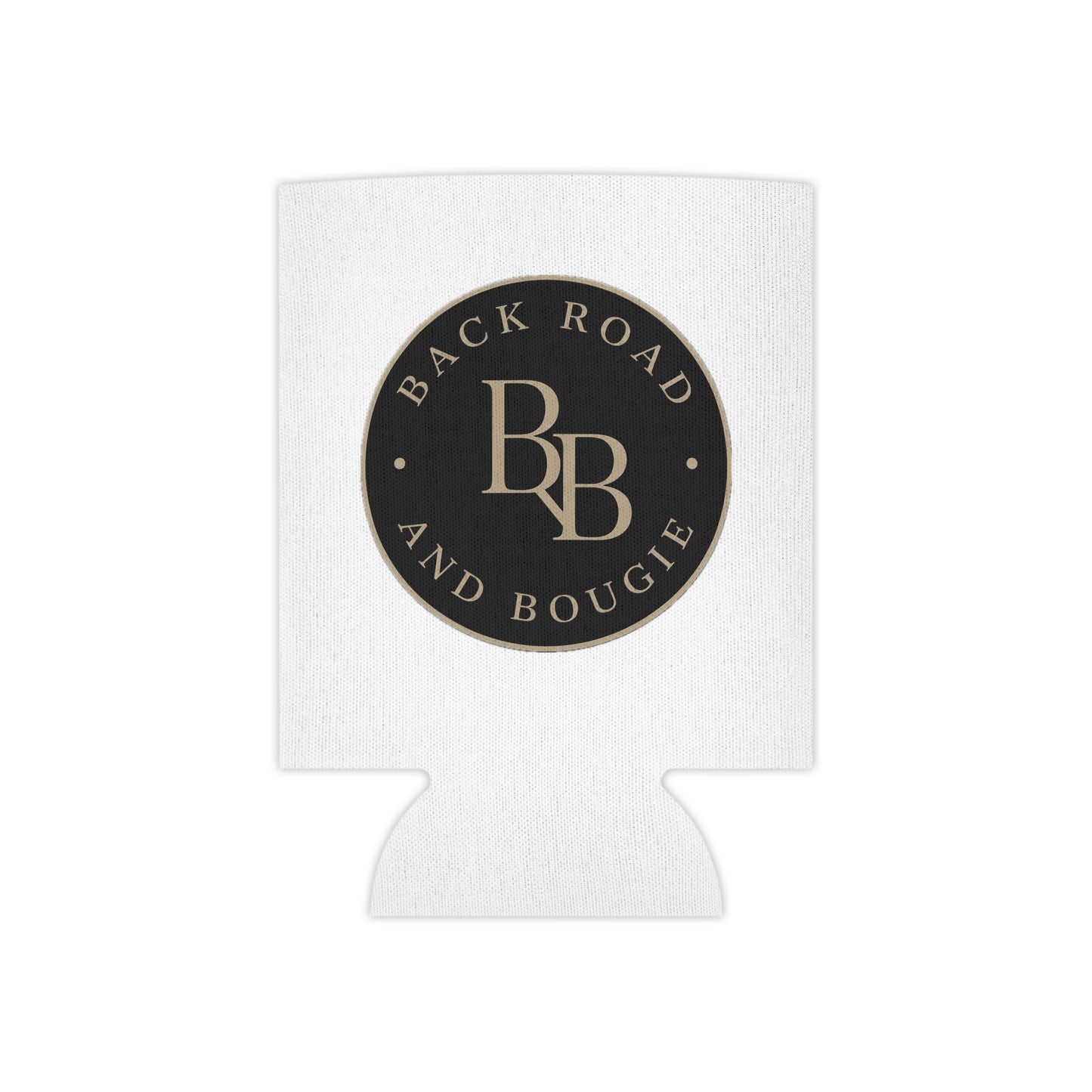 Back Road & Bougie Logo Can Cooler