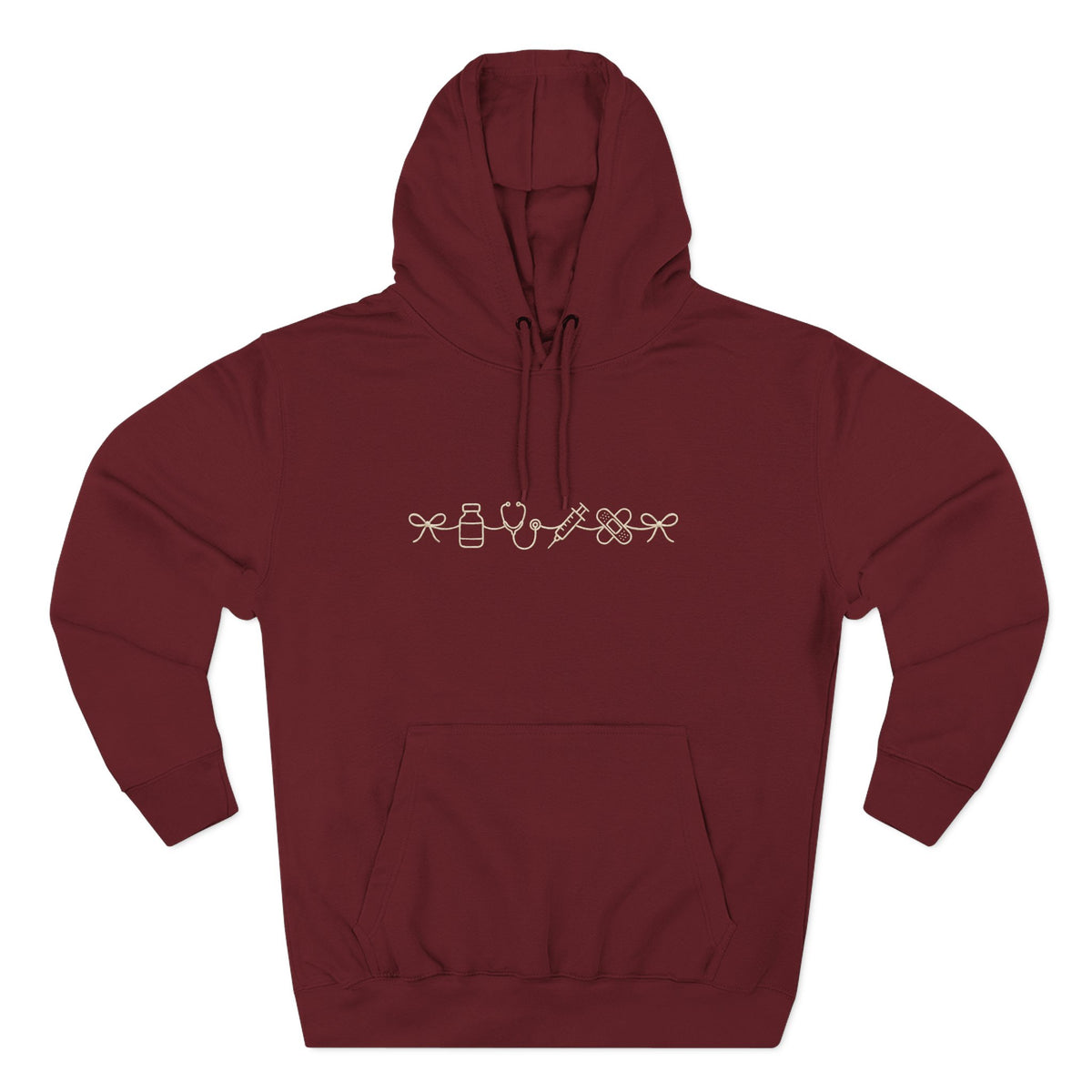 🩺🤍 HEART OF HEALTHCARE — Minimalist Hoodie | Back Road & Bougie Boutique