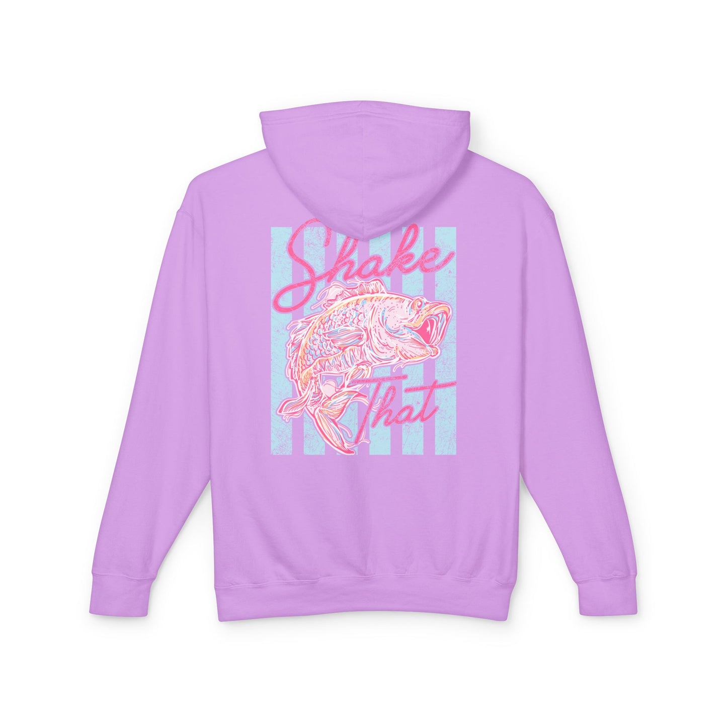 🎣😂 Shake That Bass Hoodie -Lightweight Hooded Sweatshirt