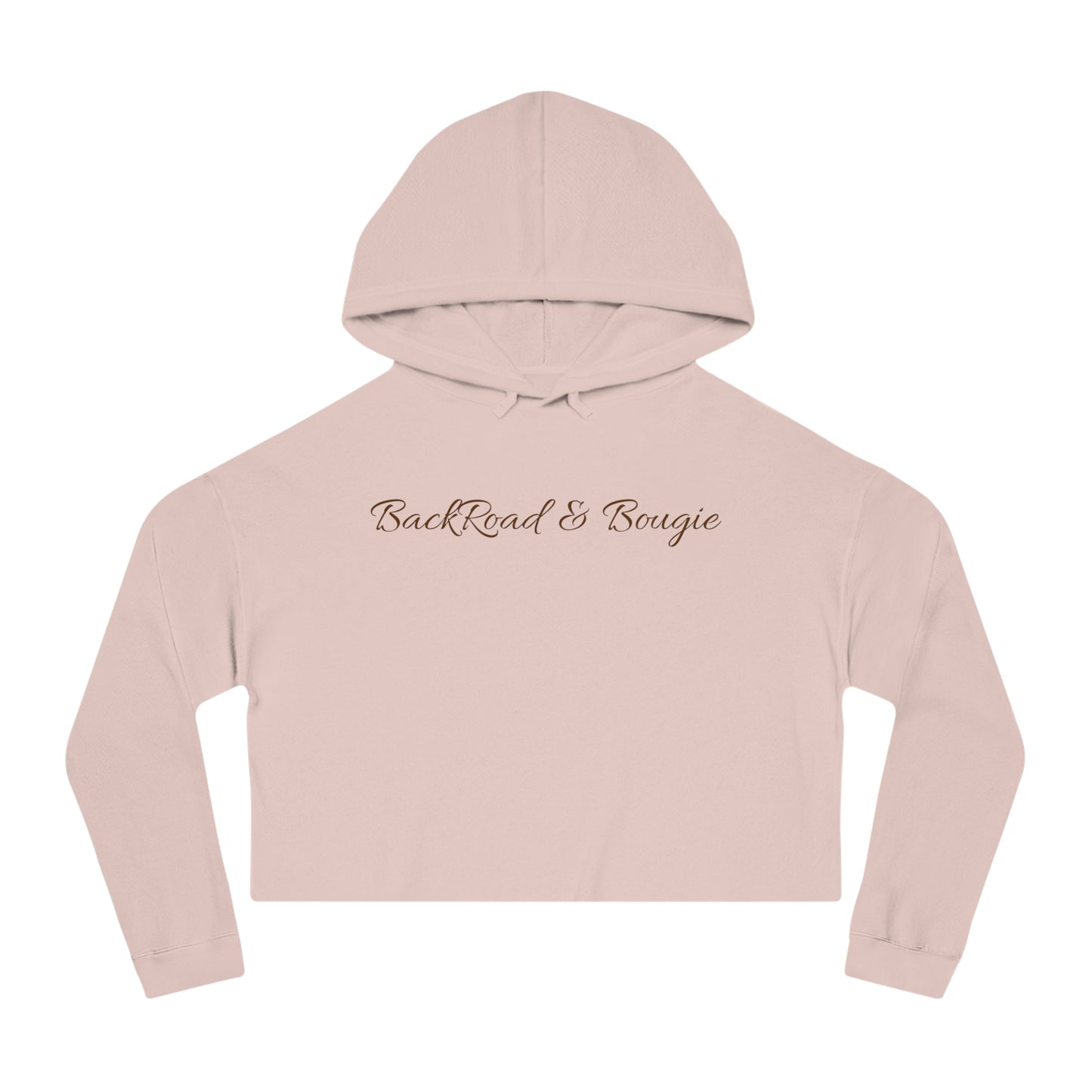 Back Road & Bougie Cropped Hoodie 🌾🤍  Cozy Country Style with a Bougie Twist