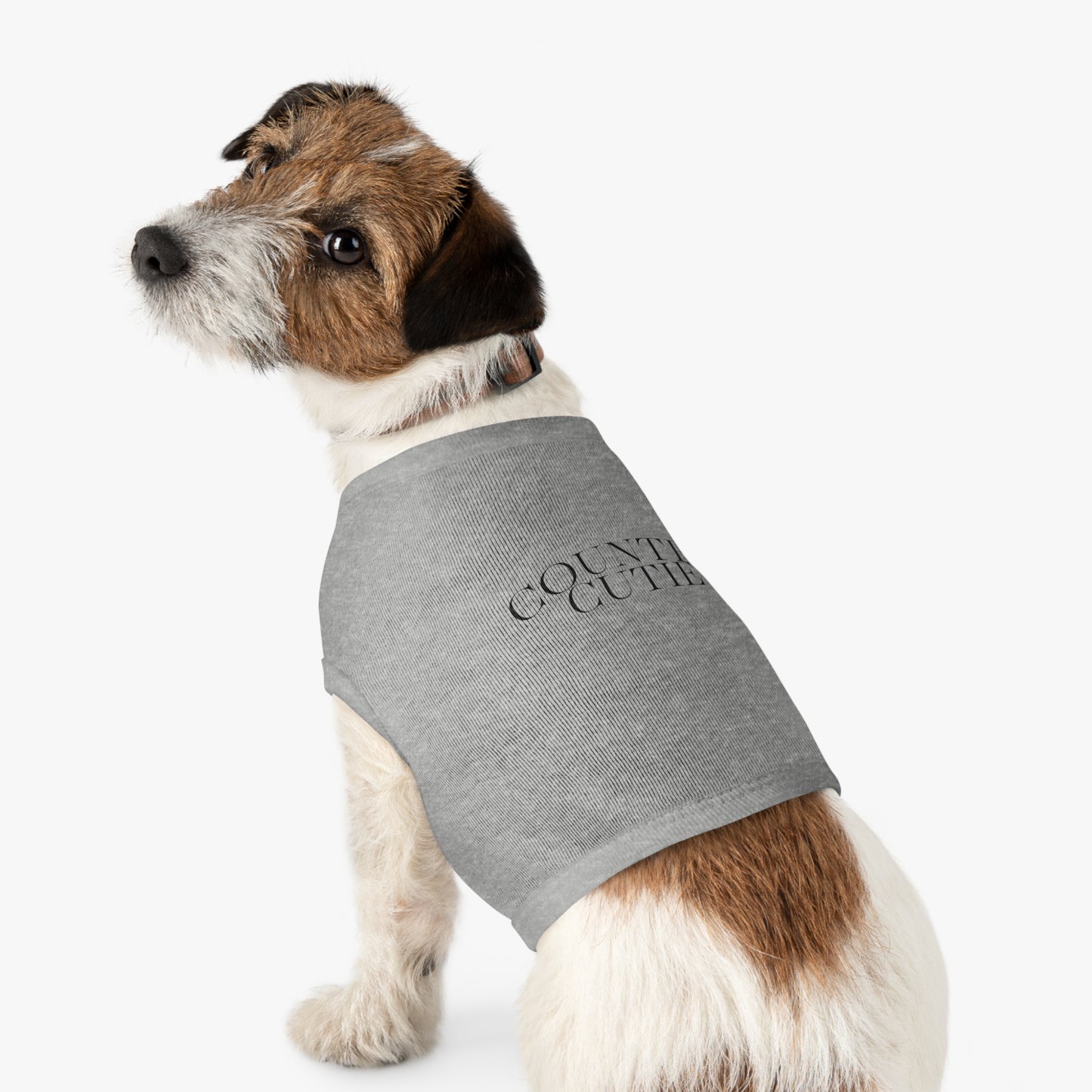 Country Cutie Pet Tank Top — Grey Dog/Cat Tee