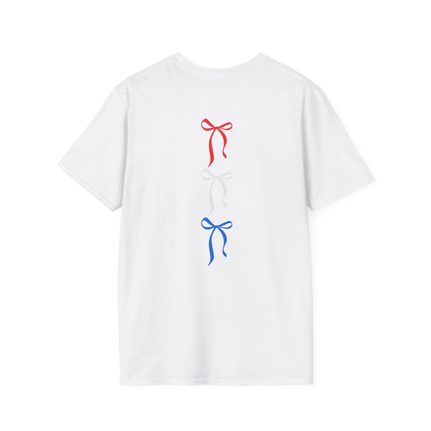 4th of July Red White & Blue Ribbon T-Shirt — Backroad & Bougie Boutique