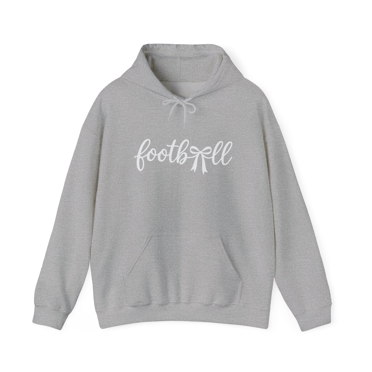 🏈🤍 🎀Football Hooded Sweatshirt