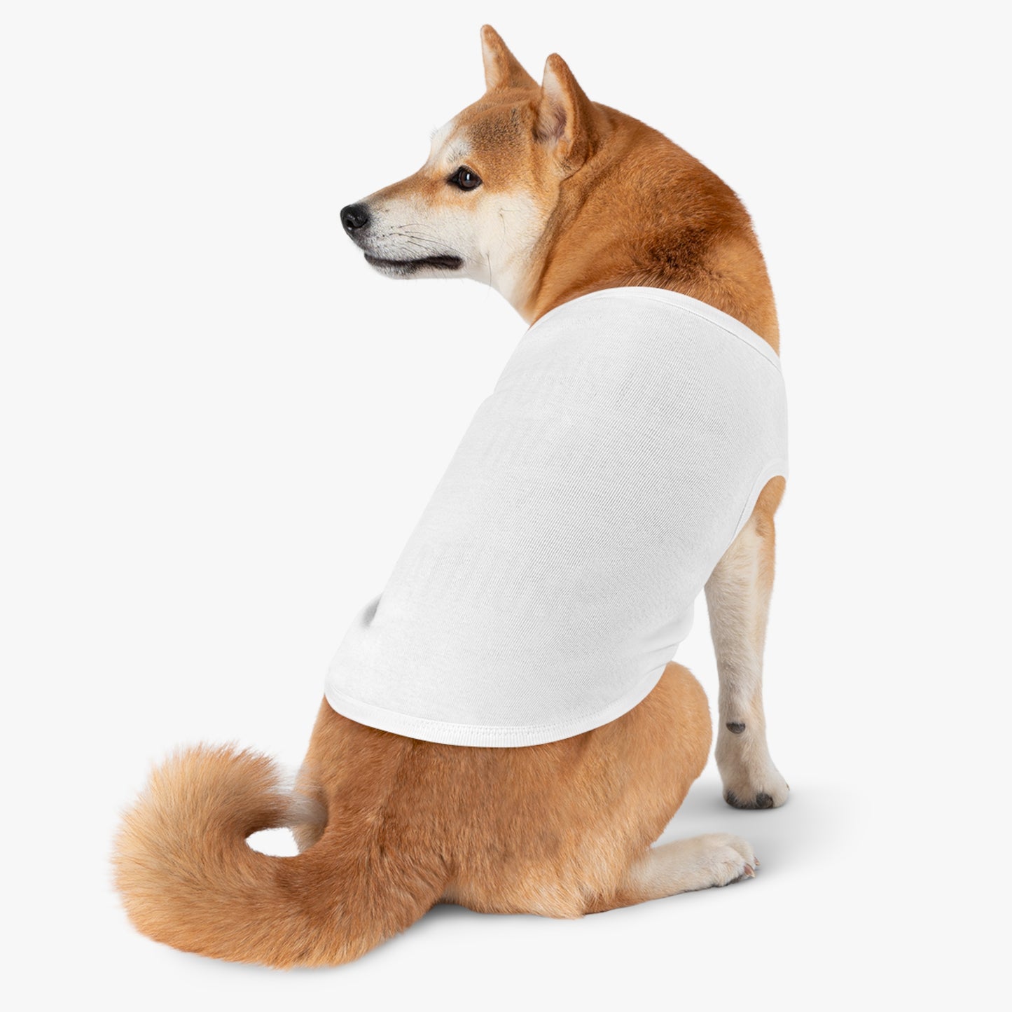 Pet Tank Top - "Runs on Treats & Attitude" Funny Dog Shirt