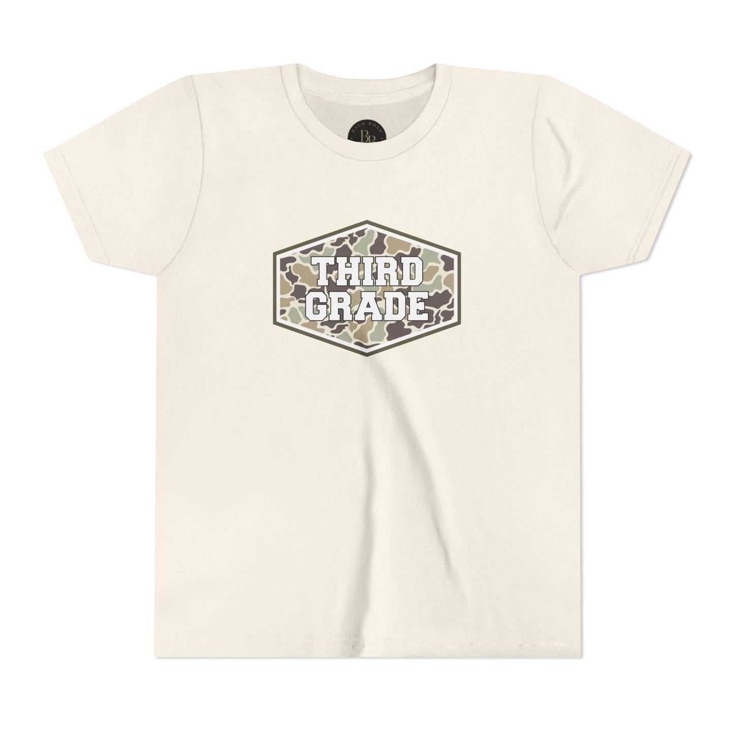 📚🌾 Third Grade -Camo Tee