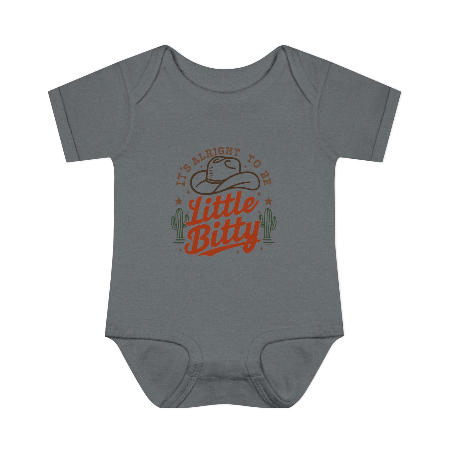 Little Bitty Western Baby Onesie 🤠🧡