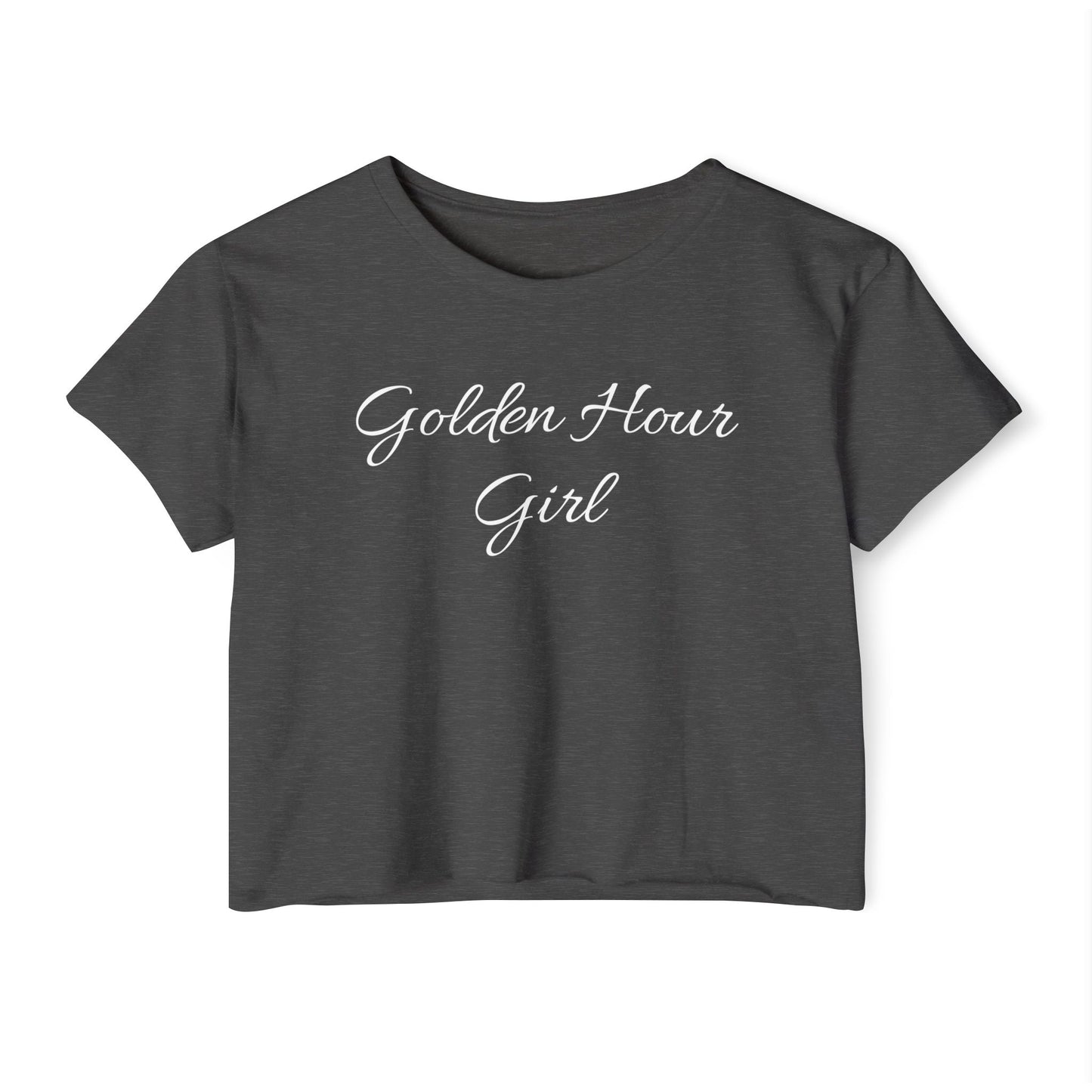 Golden Hour Girl Crop Tee