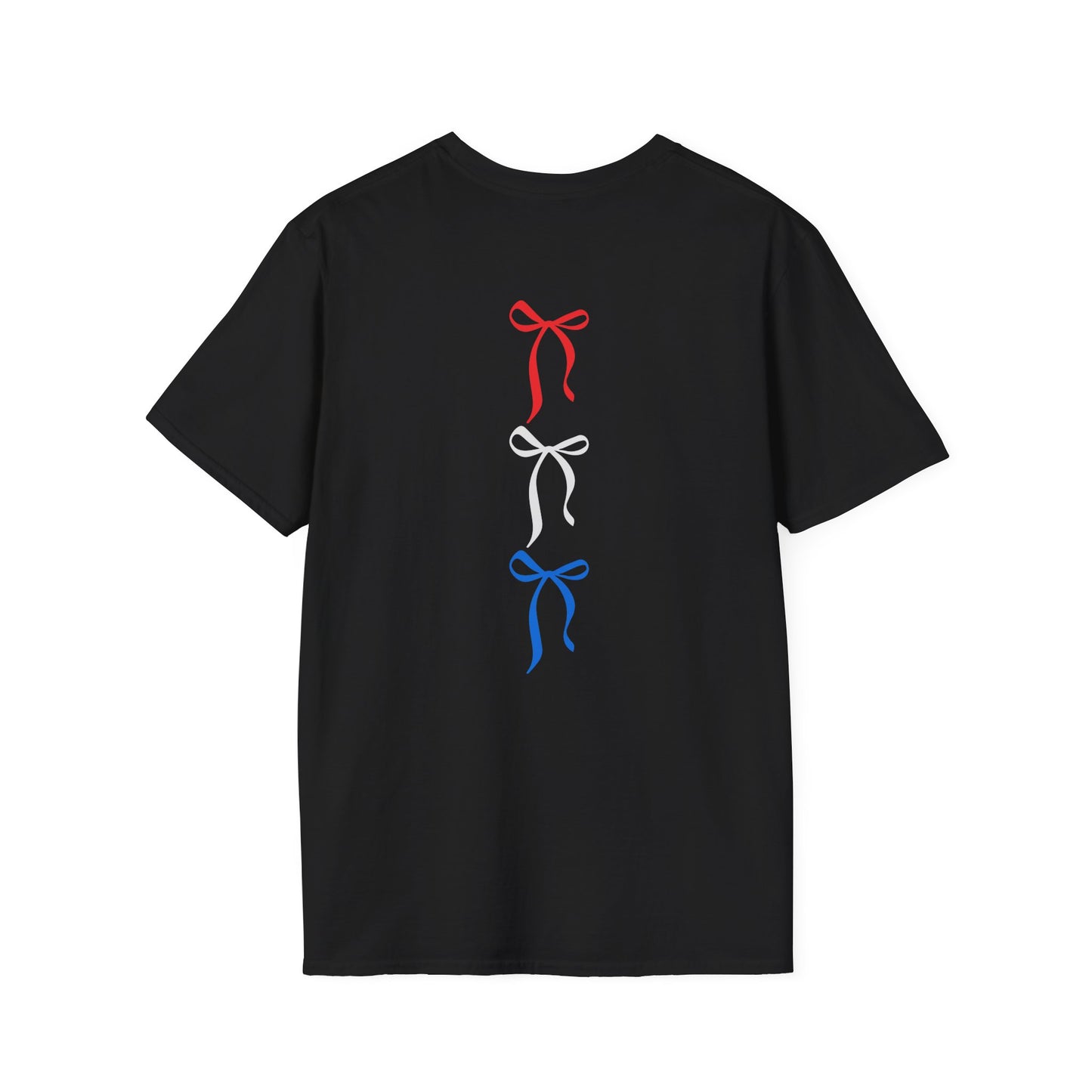 4th of July Red White & Blue Ribbon T-Shirt — Backroad & Bougie Boutique