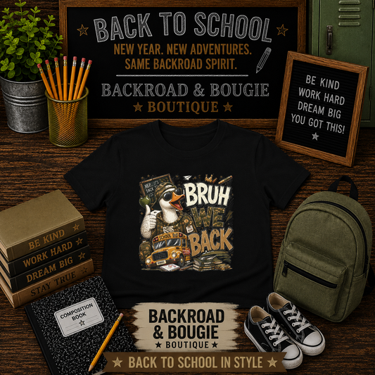 BRUH, WE BACK. 🚌🪿 Youth Tee