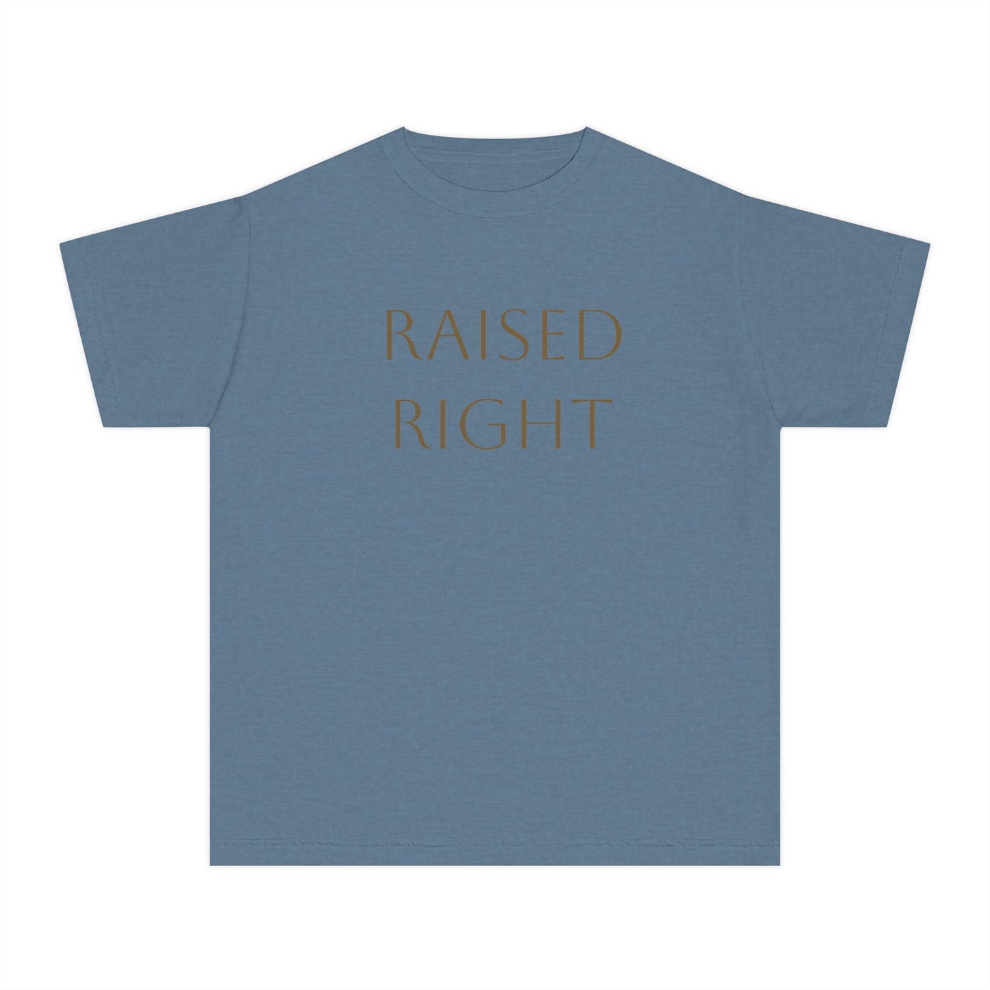 Raised Right Kids Tee – Country Roots Collection 🤎