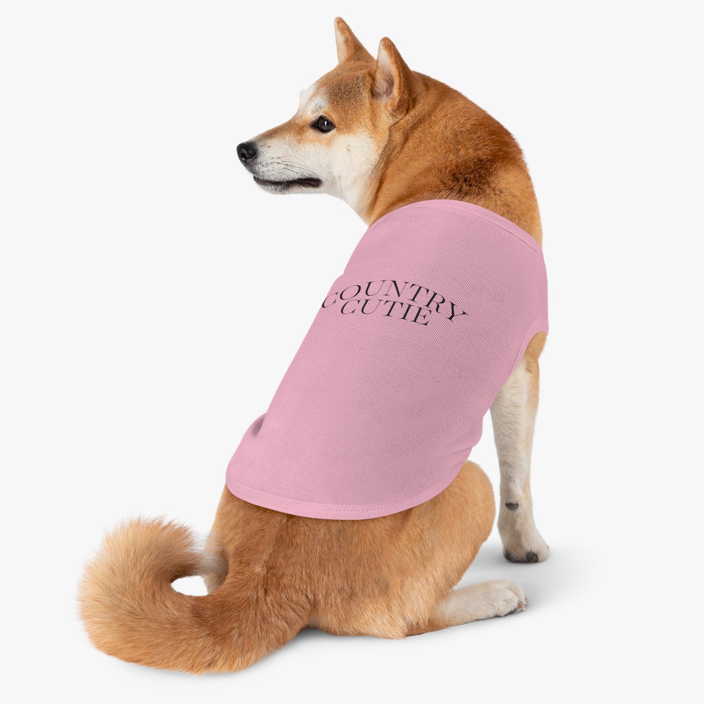 Country Cutie Pet Tank Top — Grey Dog/Cat Tee