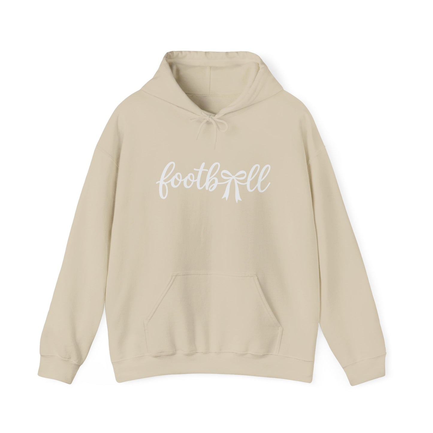 🏈🤍 🎀Football Hooded Sweatshirt