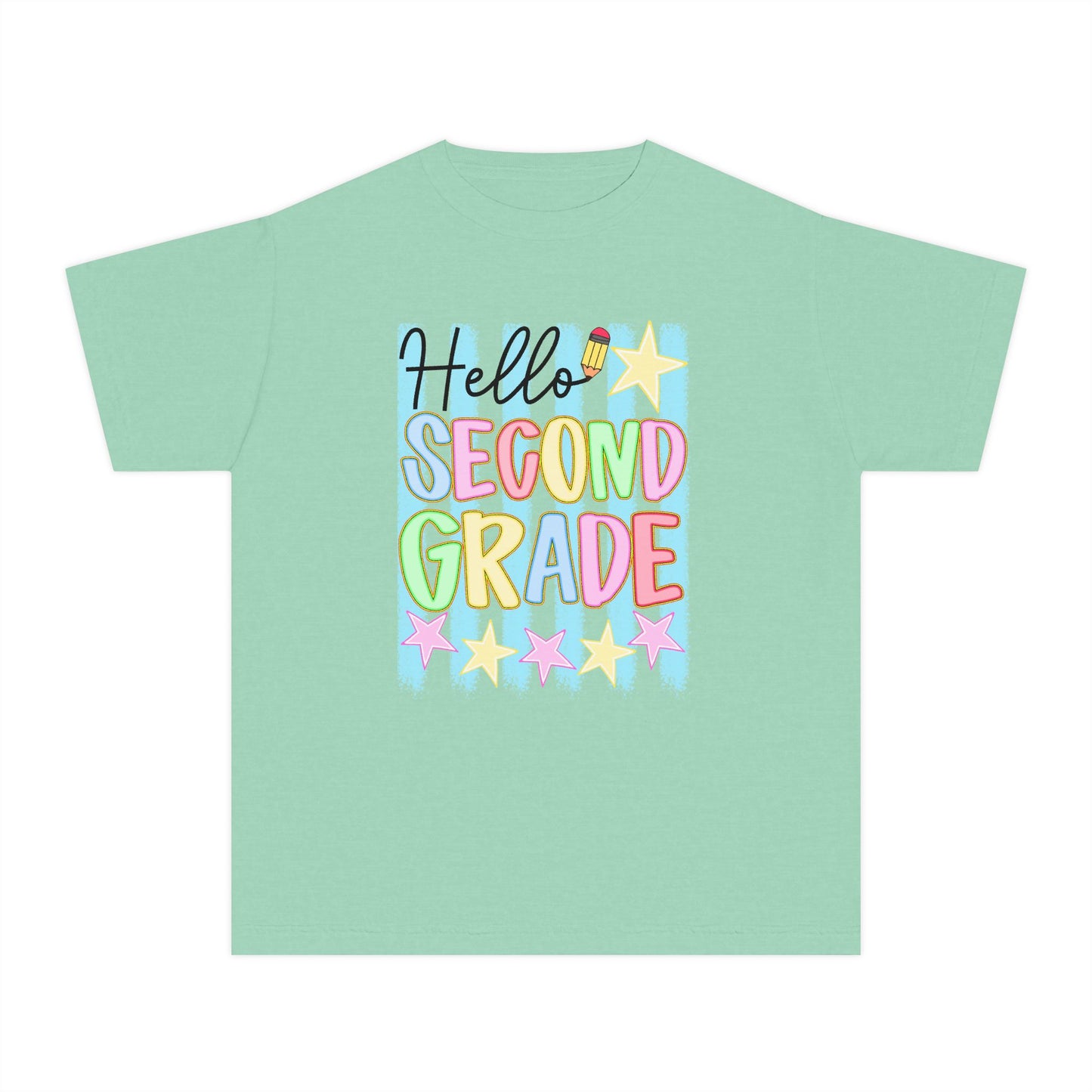 🌟📚 Hello Second Grade! T-Shirt — Bright Back-to-School