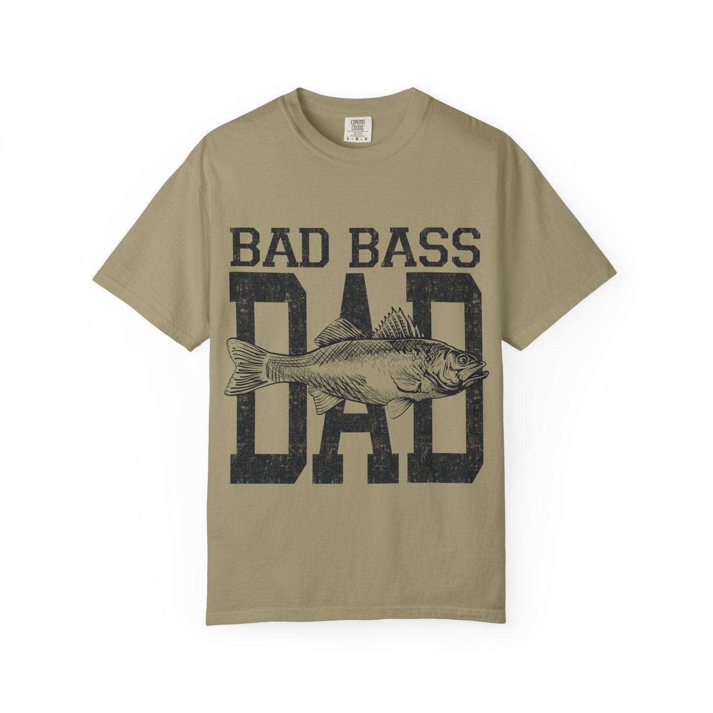 🎣🤎 Bad Bass Dad Tee