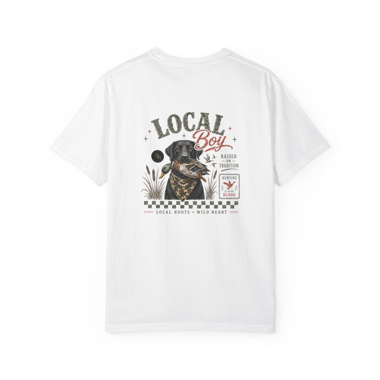 Local Boy Dog Graphic T-Shirt — Vintage Pet Rescue Design