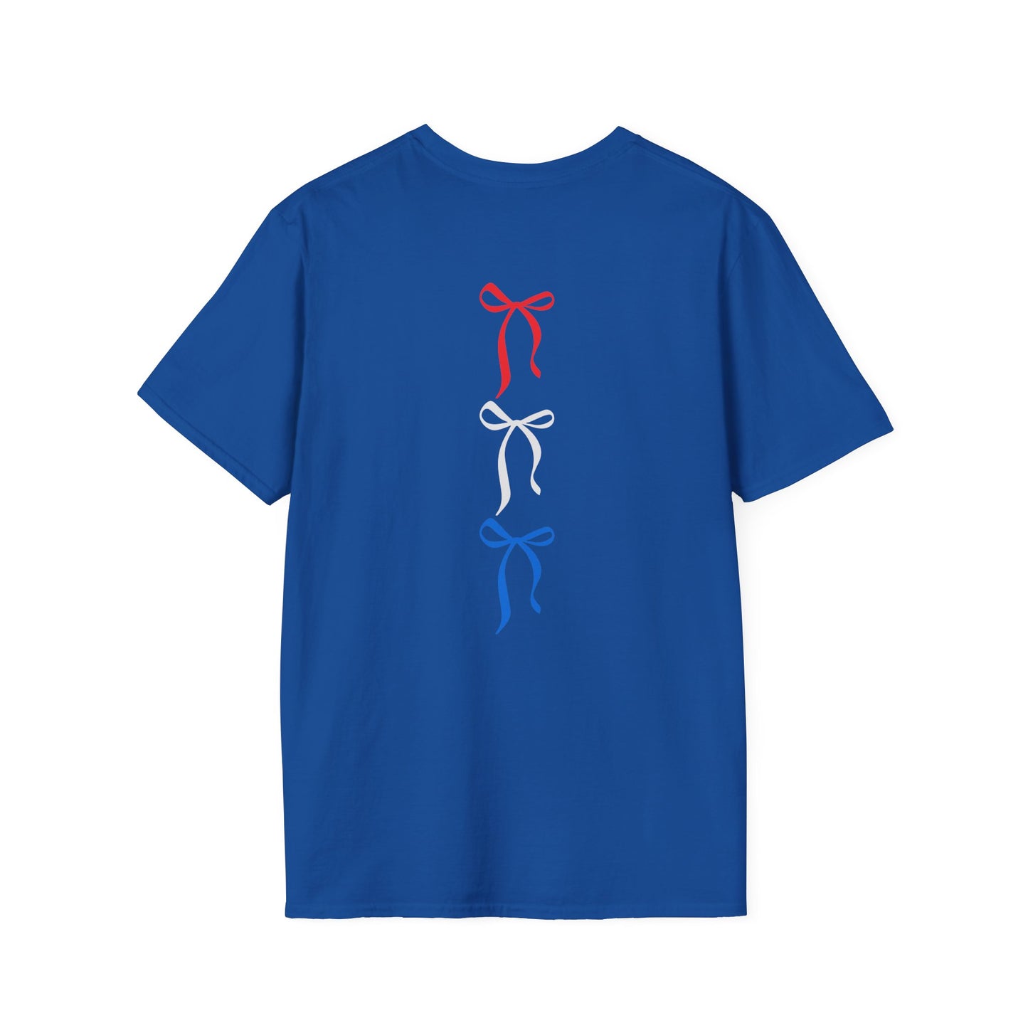 4th of July Red White & Blue Ribbon T-Shirt — Backroad & Bougie Boutique