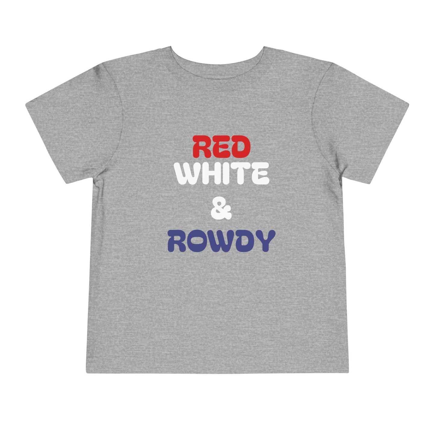 🇺🇸✨ Red, White & Rowdy Toddler Tee