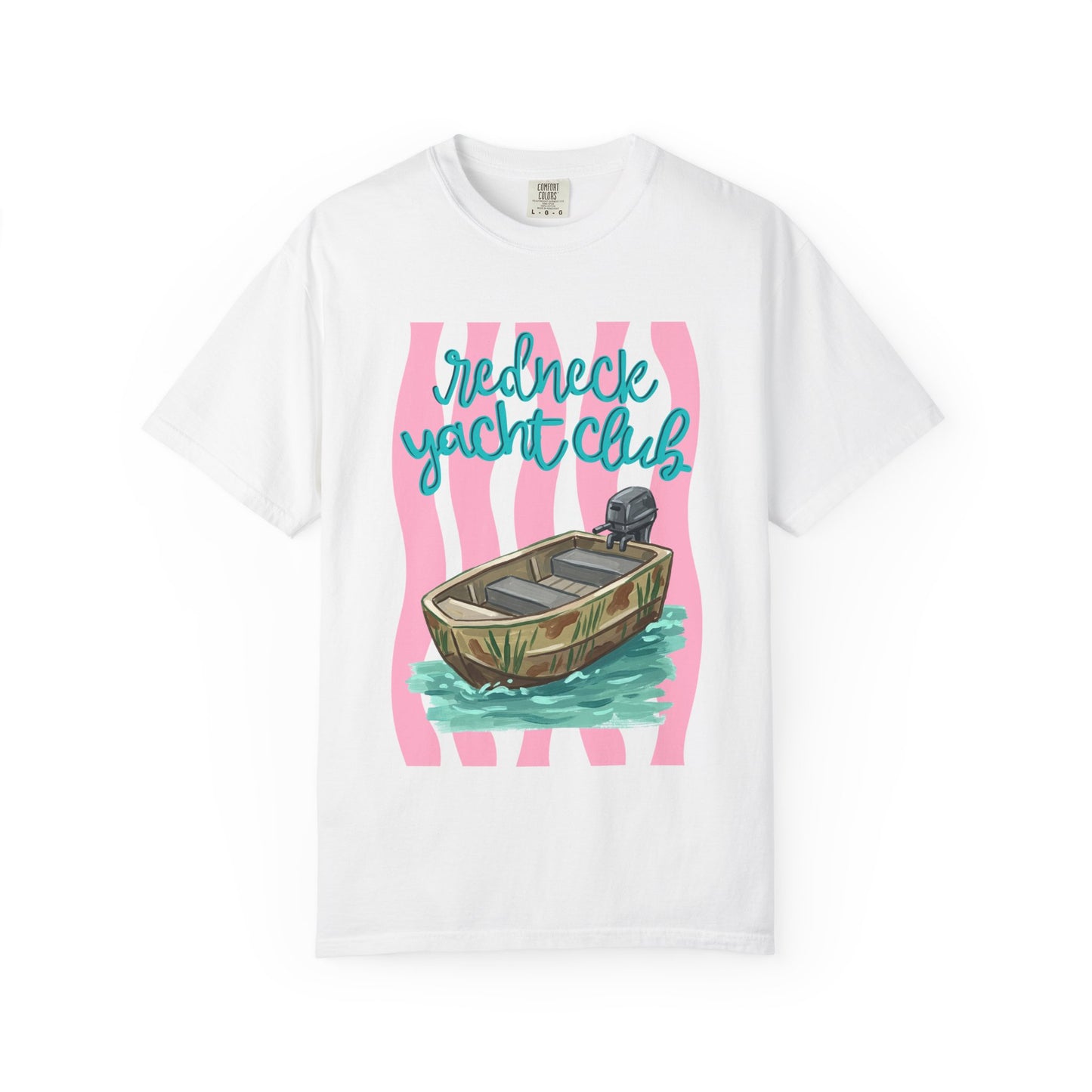Redneck Yacht Club T-Shirt — Vintage Jon Boat Graphic Tee