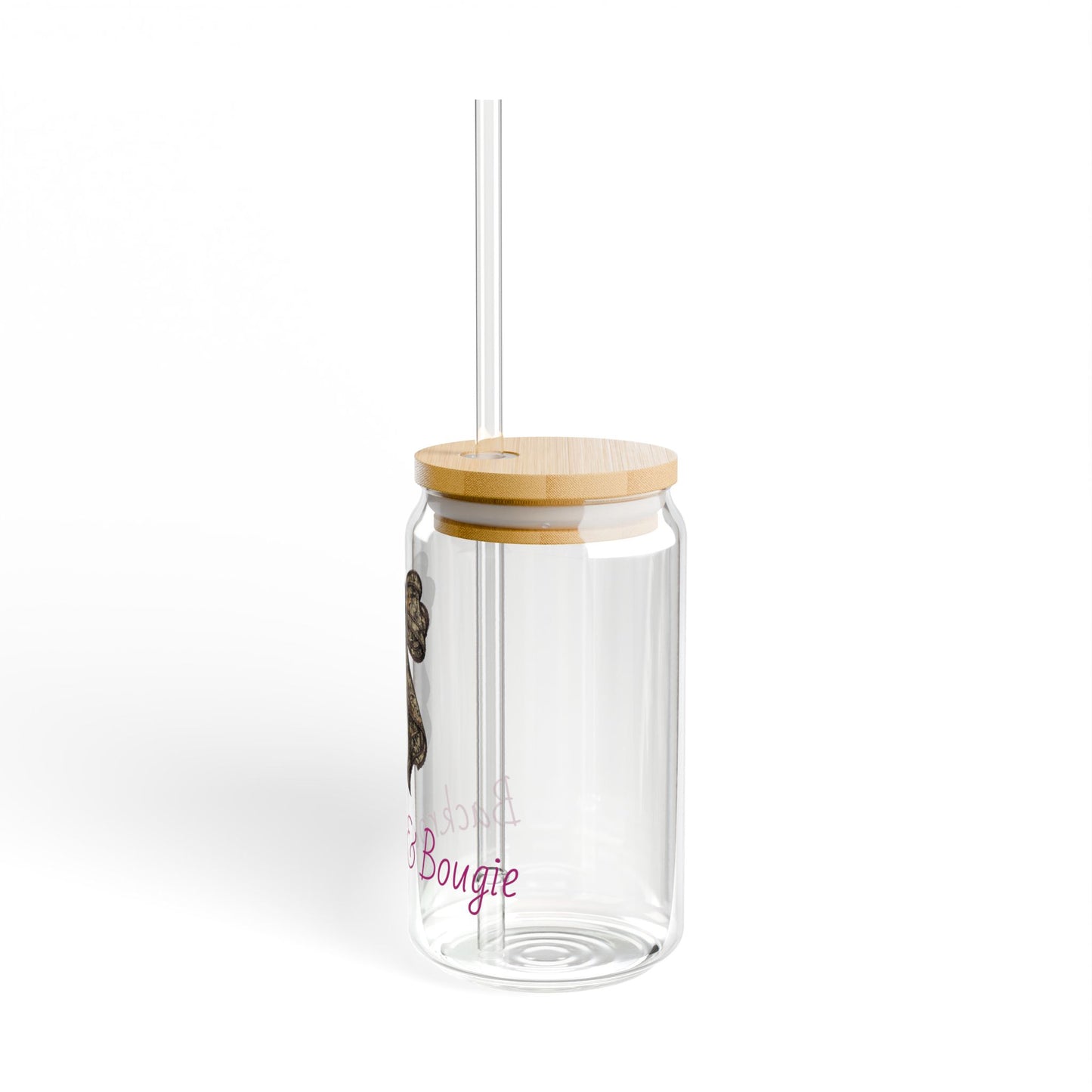 Backroad & Bougie Glass Straw Cup