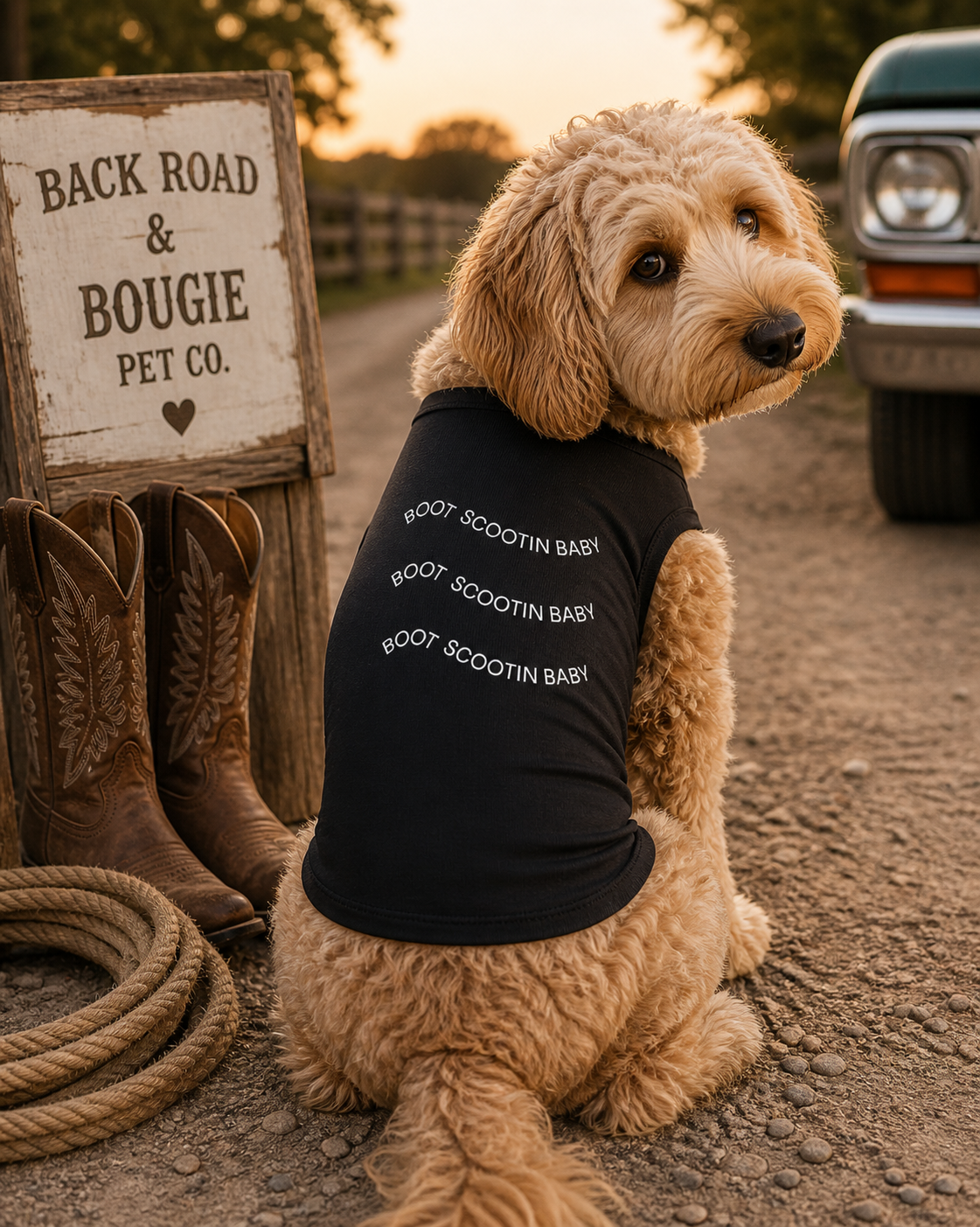 Boot Scootin Baby Dog Sweater 🐾🤠