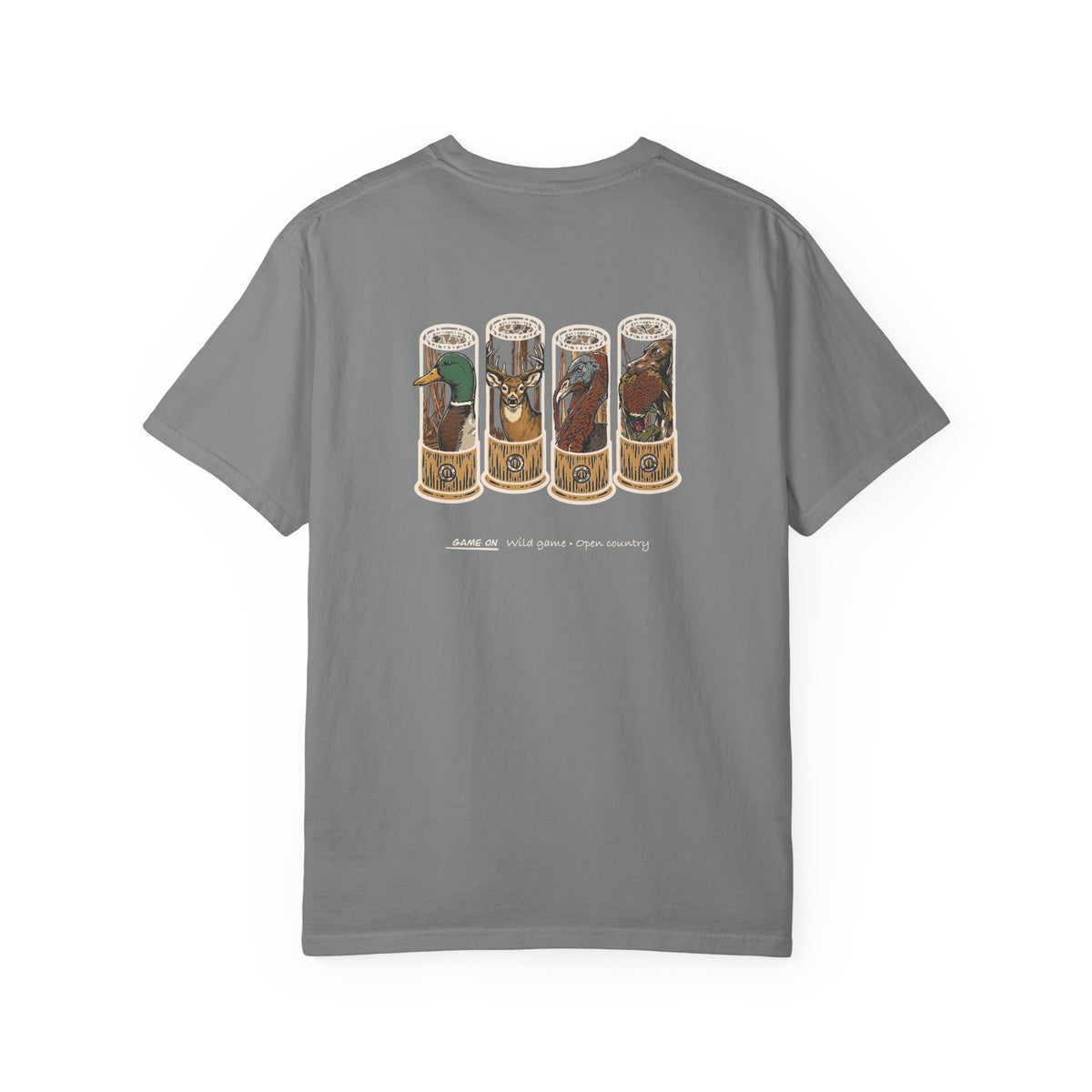 🦆 GAME ON — Wild Game Tee
