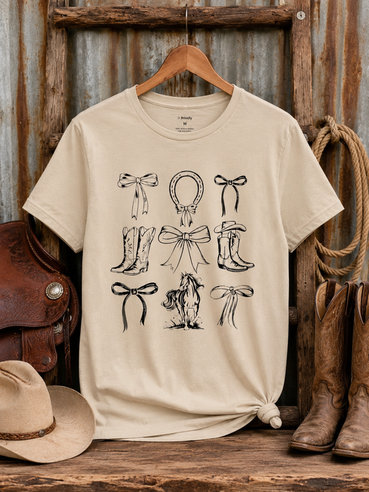 🤍 Western Sketch Tee