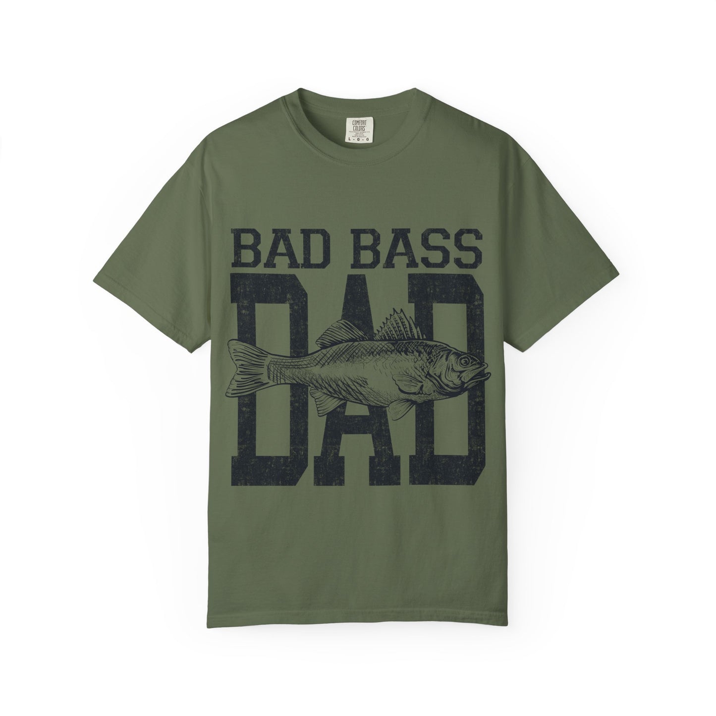 🎣🤎 Bad Bass Dad Tee