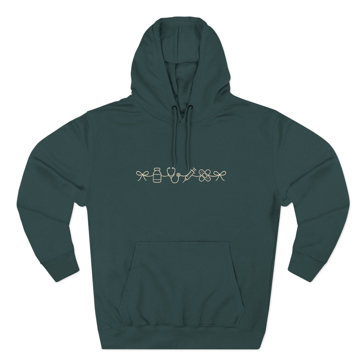 🩺🤍 HEART OF HEALTHCARE — Minimalist Hoodie | Back Road & Bougie Boutique
