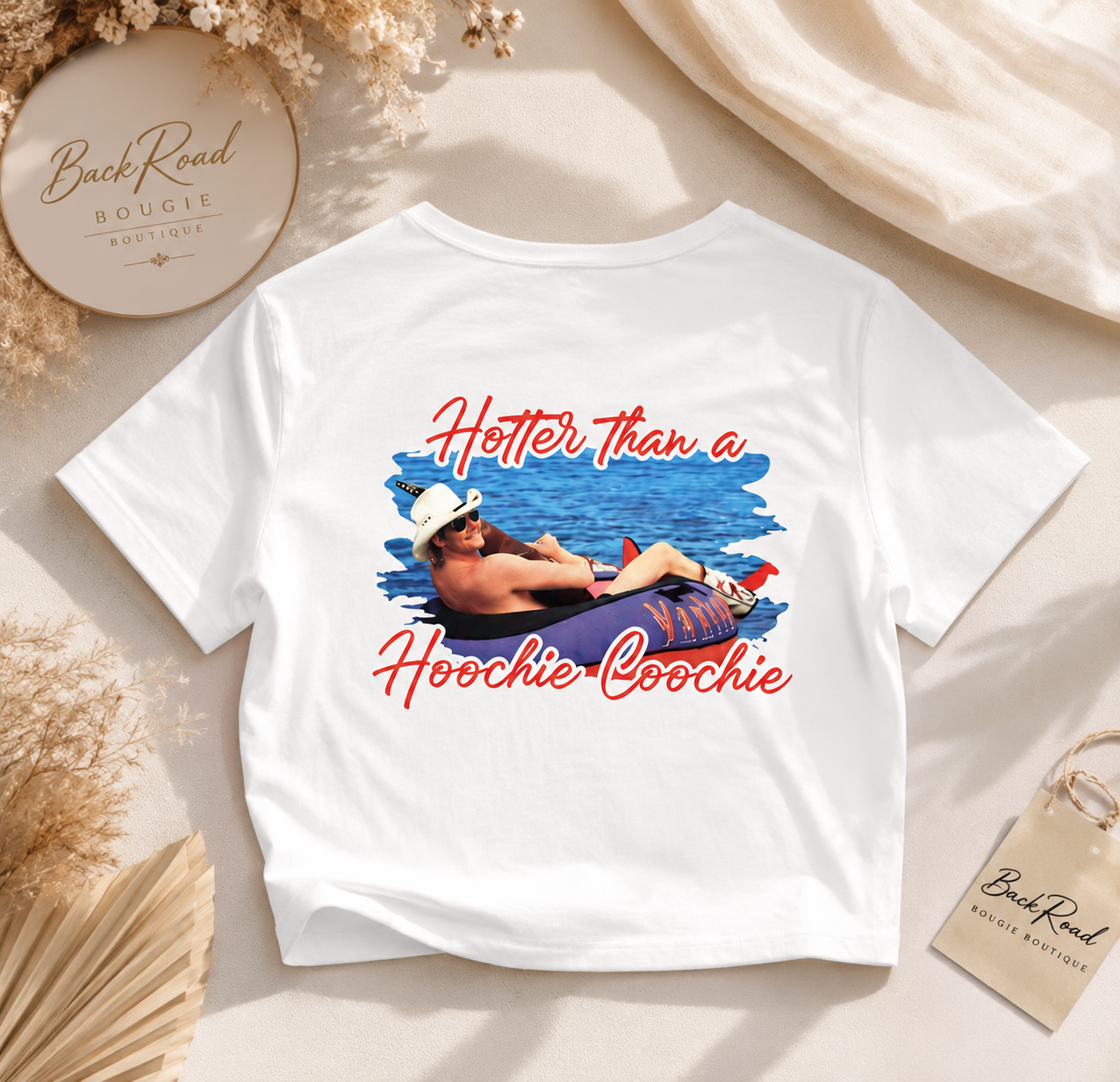 🔥☀️ Hotter Than A Hoochie Coochie Crop Tee