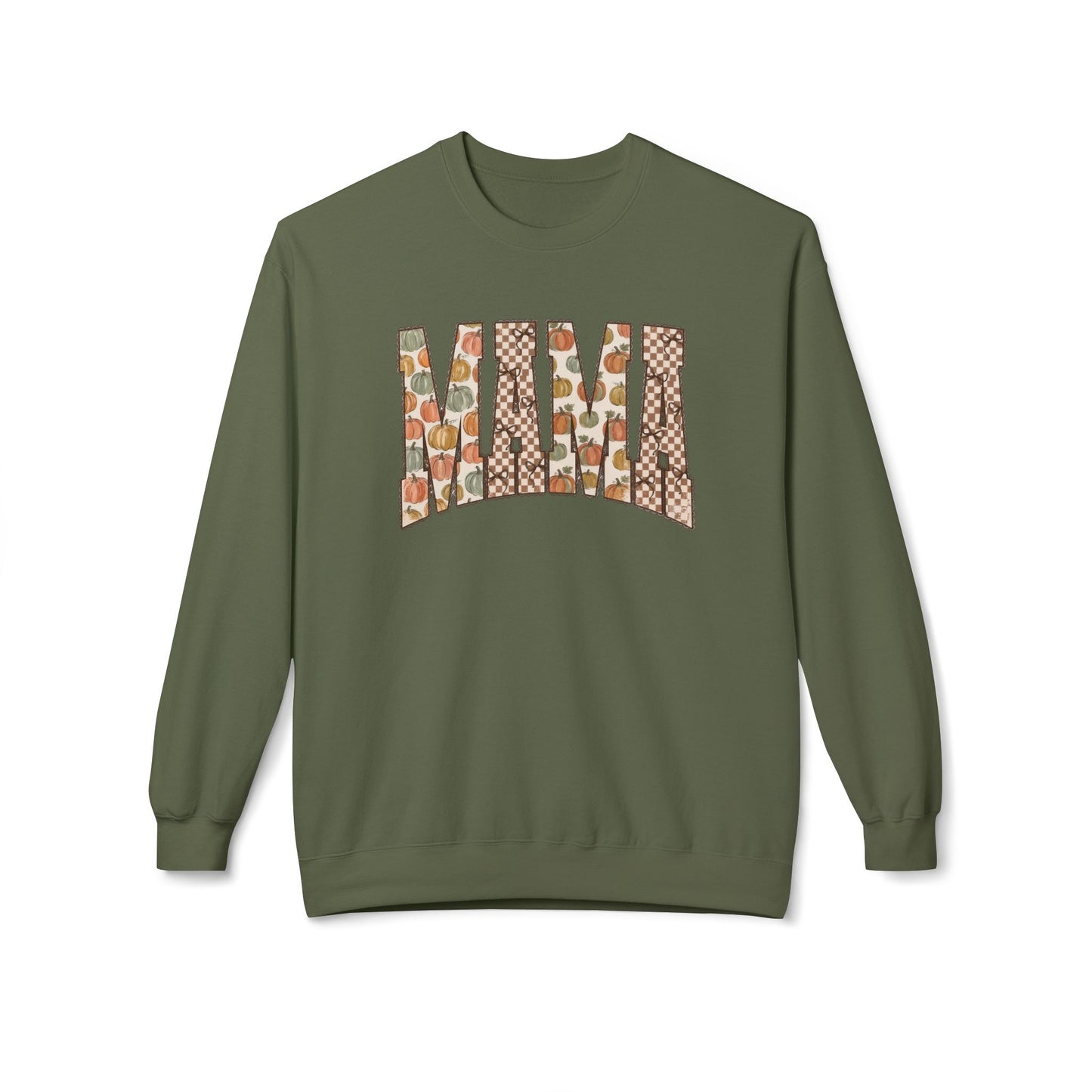🍂Mama Patchwork Sweatshirt — Crewneck🍂