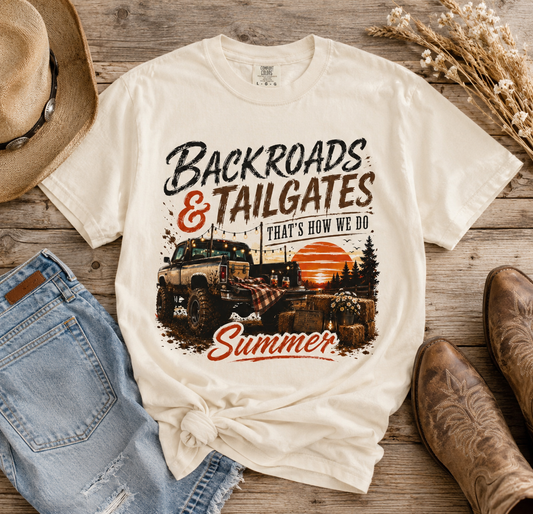 Back roads & Tailgates Tee