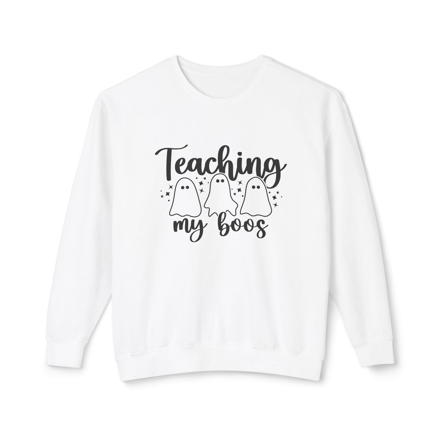 Teaching My Boos 👻🍎 Sweatshirt — Halloween Teacher Crewneck