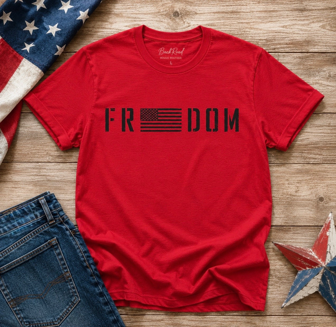 🇺🇸🤎 Freedom Tee -Champion T-Shirt