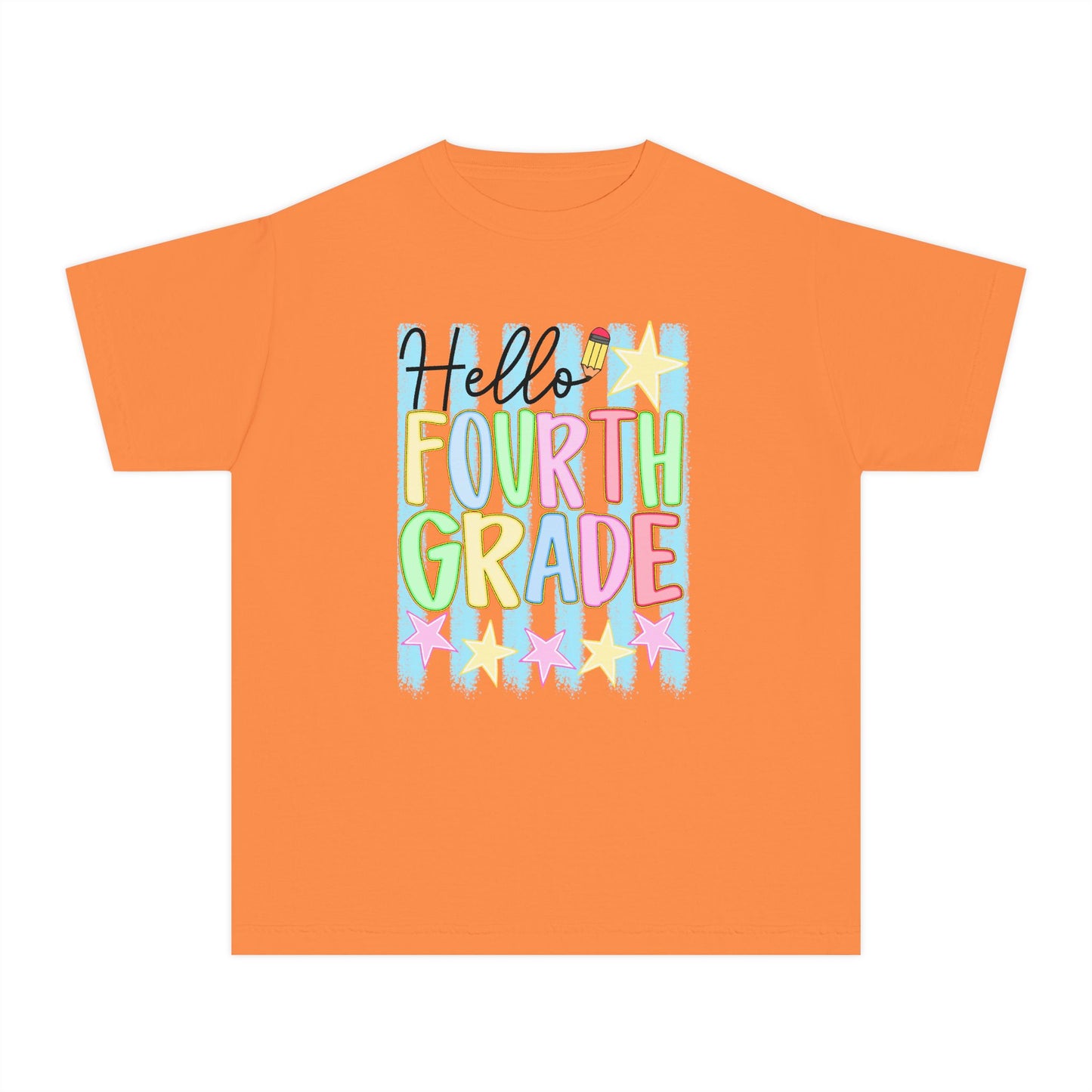 🌟📚 Hello Fourth Grade! Youth T‑Shirt