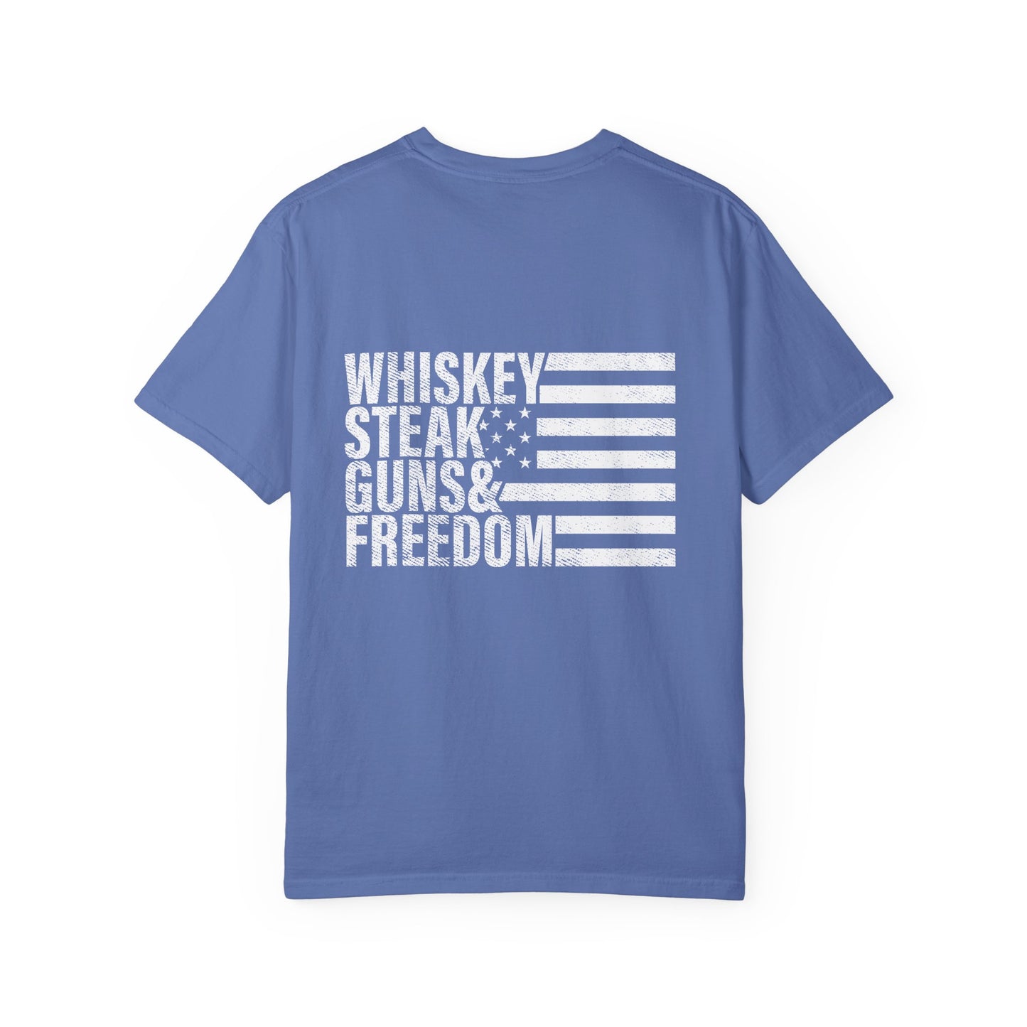 Whiskey, Steak, Guns & Freedom Men’s T-Shirt