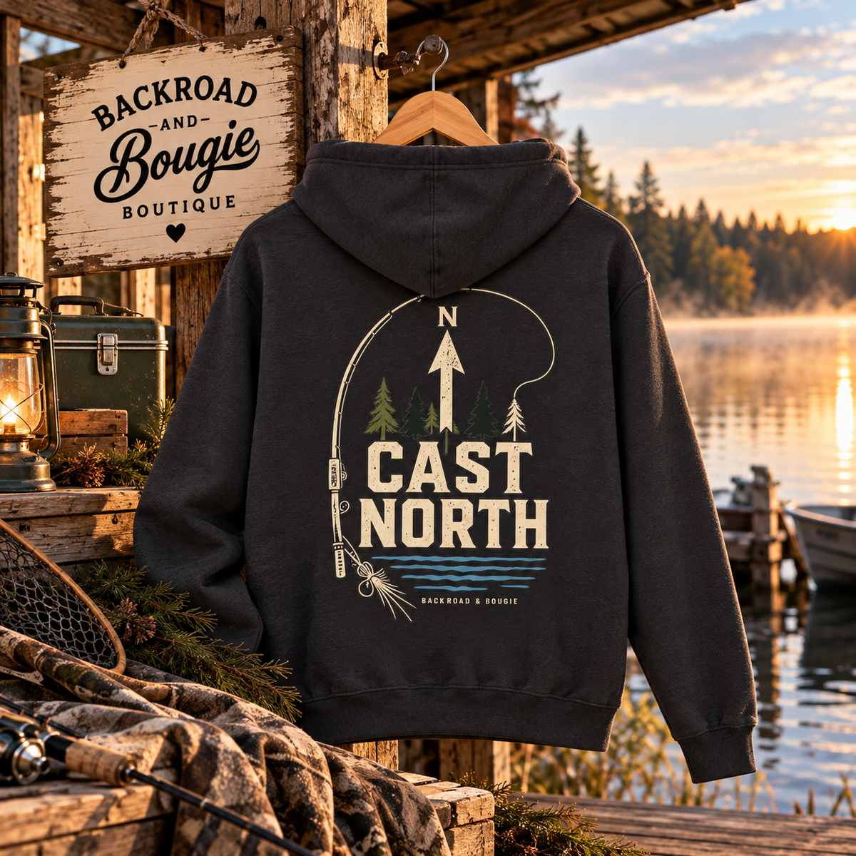 🎣 Cast North Hoodie