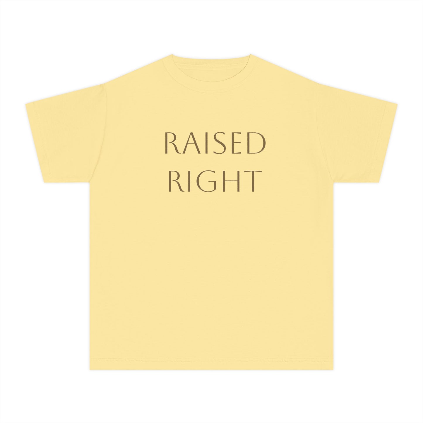 Raised Right Kids Tee – Country Roots Collection 🤎