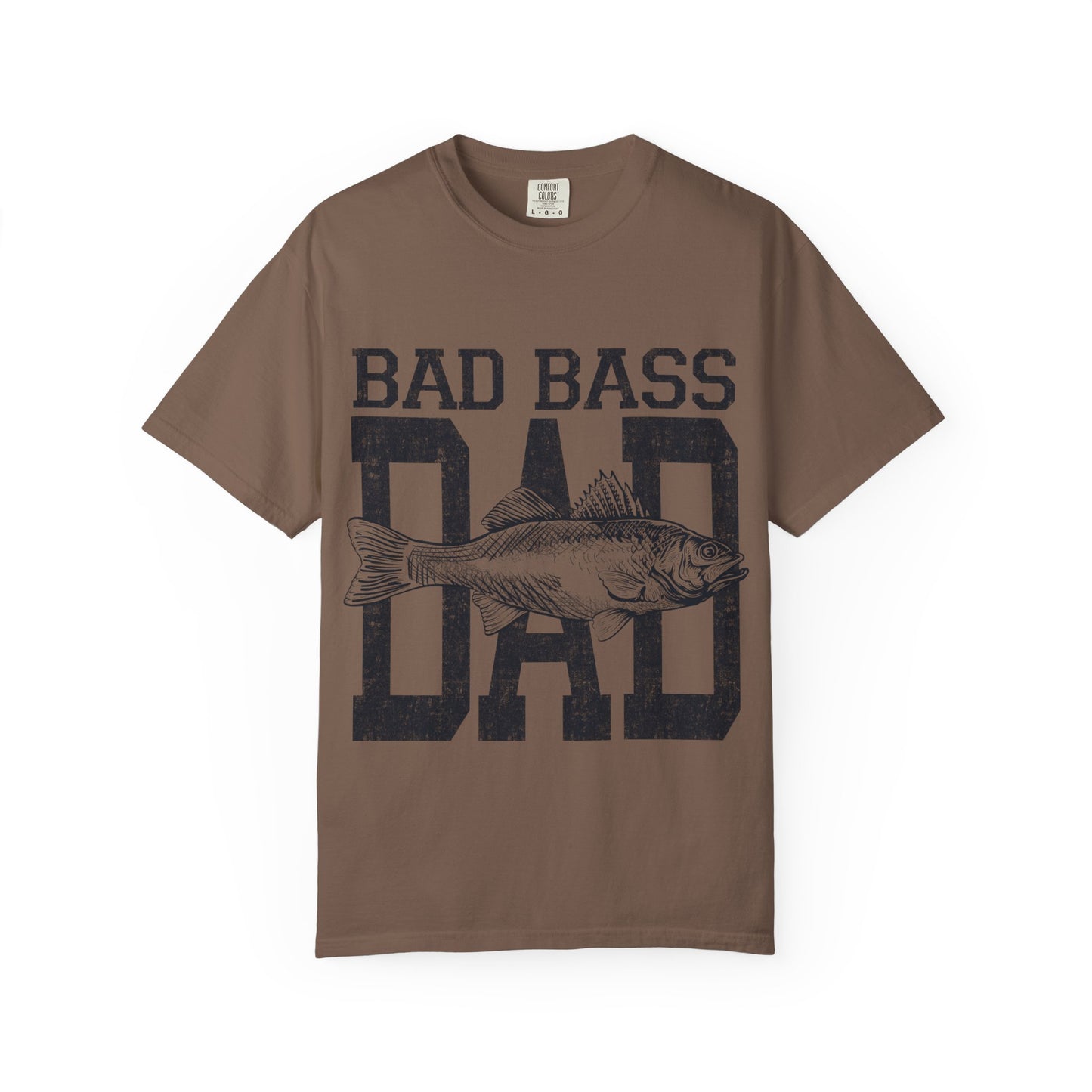 🎣🤎 Bad Bass Dad Tee