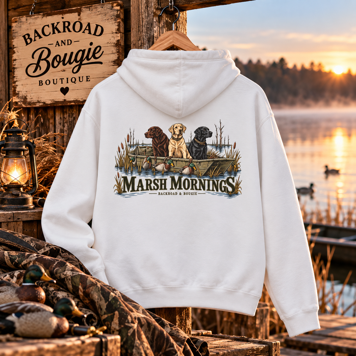 Marsh Mornings Hoodie 🦆🐾