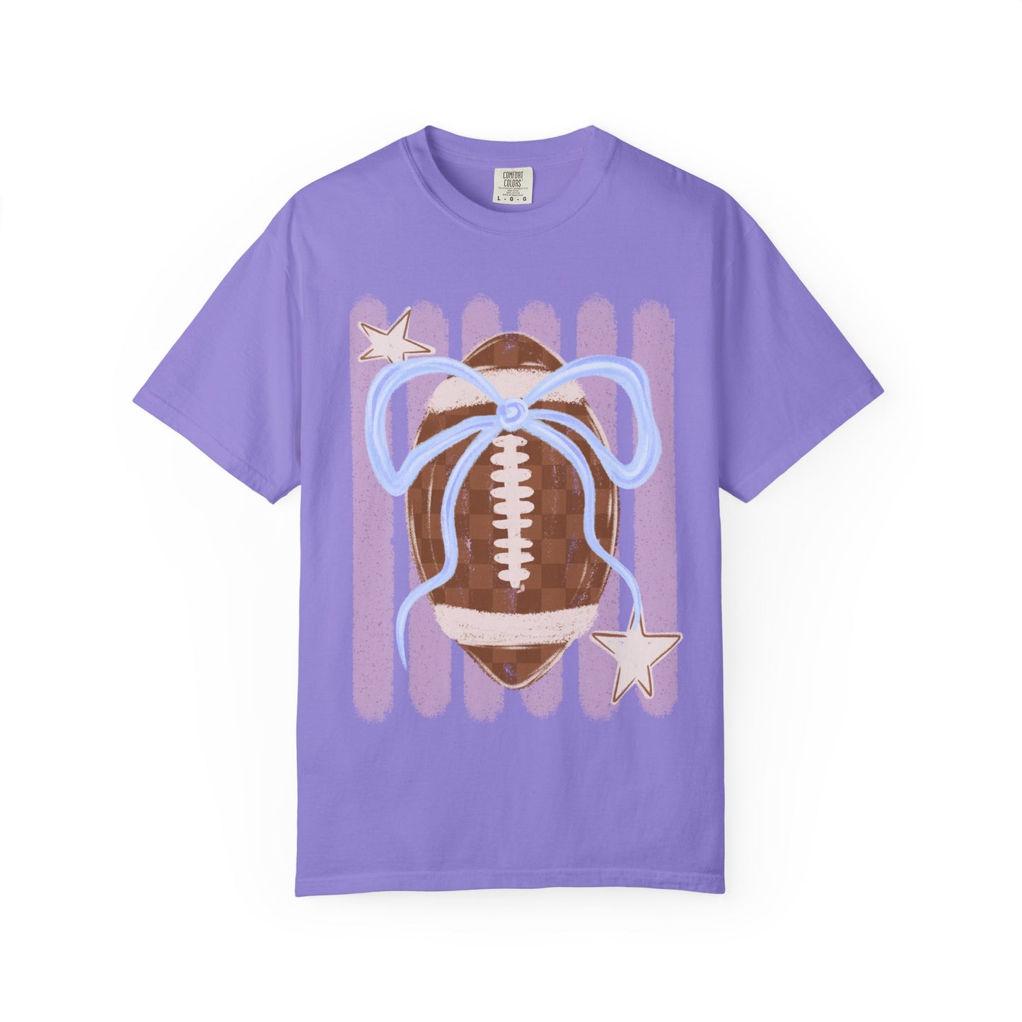 🏈🎀 Football Bow T-shirt