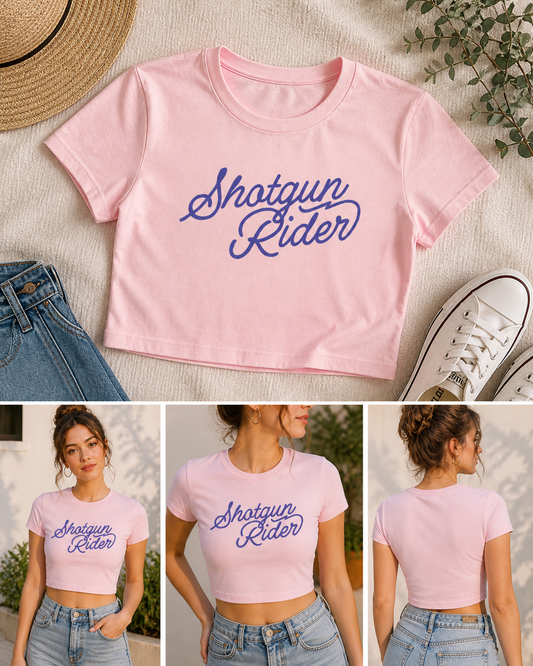 Shotgun Rider Women's Crop Tee