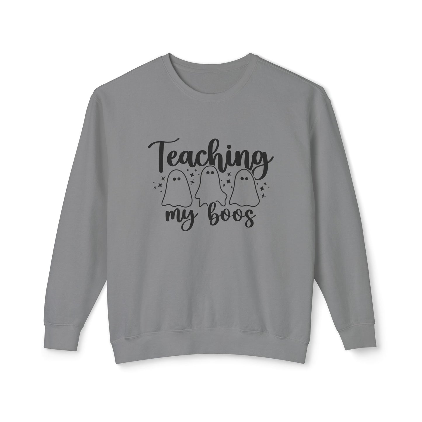 Teaching My Boos 👻🍎 Sweatshirt — Halloween Teacher Crewneck