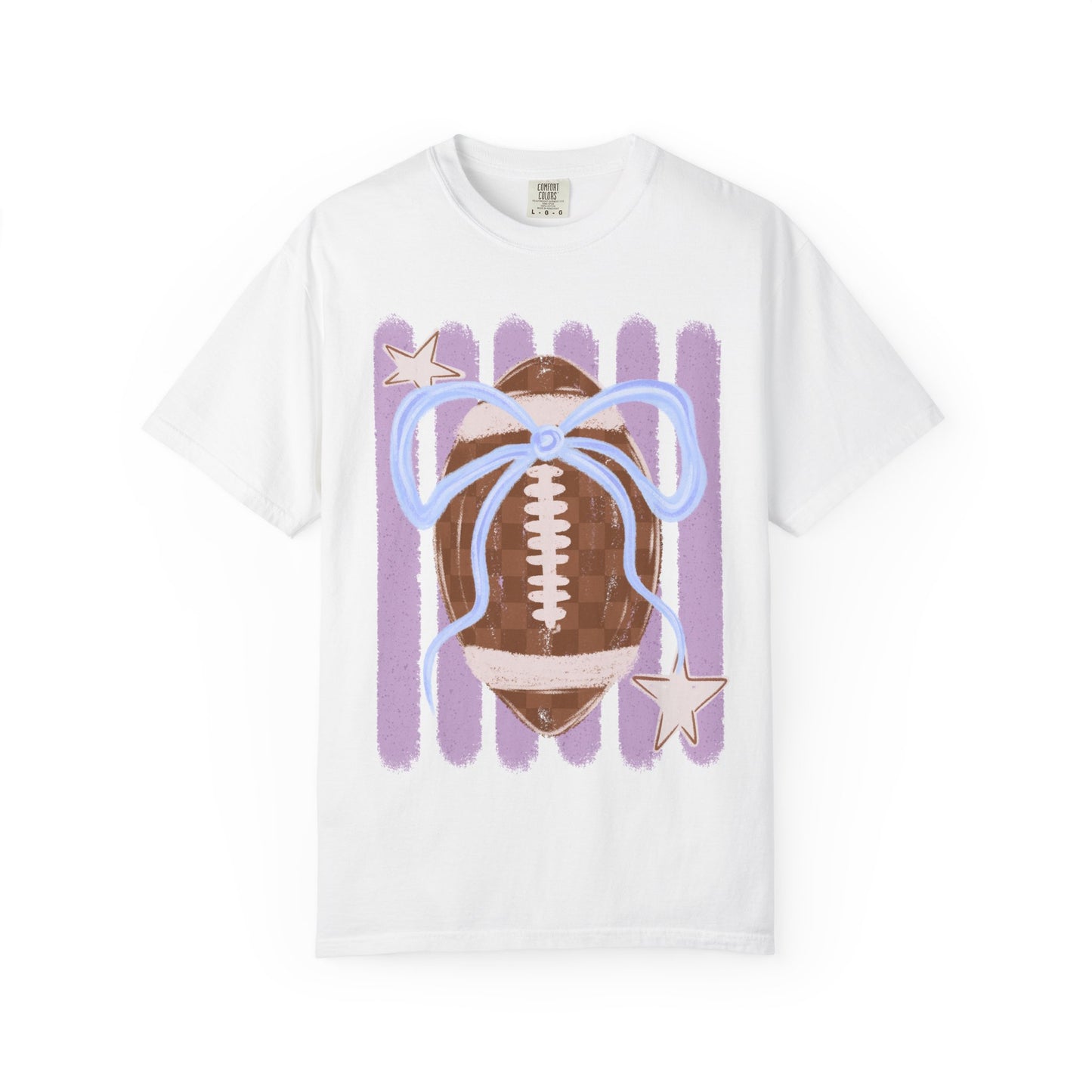 🏈🎀 Football Bow T-shirt
