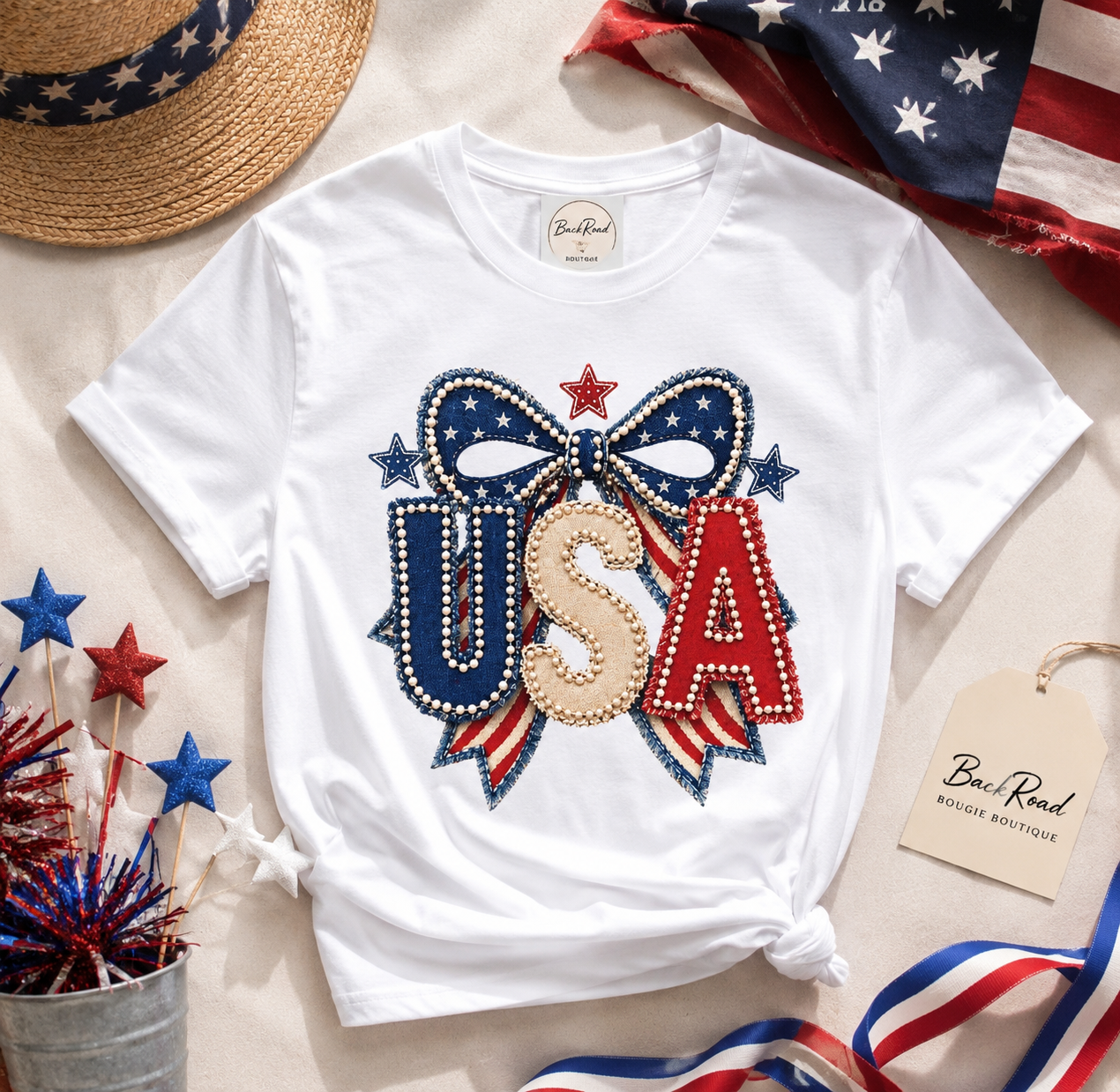 🇺🇸🤎 Backroad Americana Tee