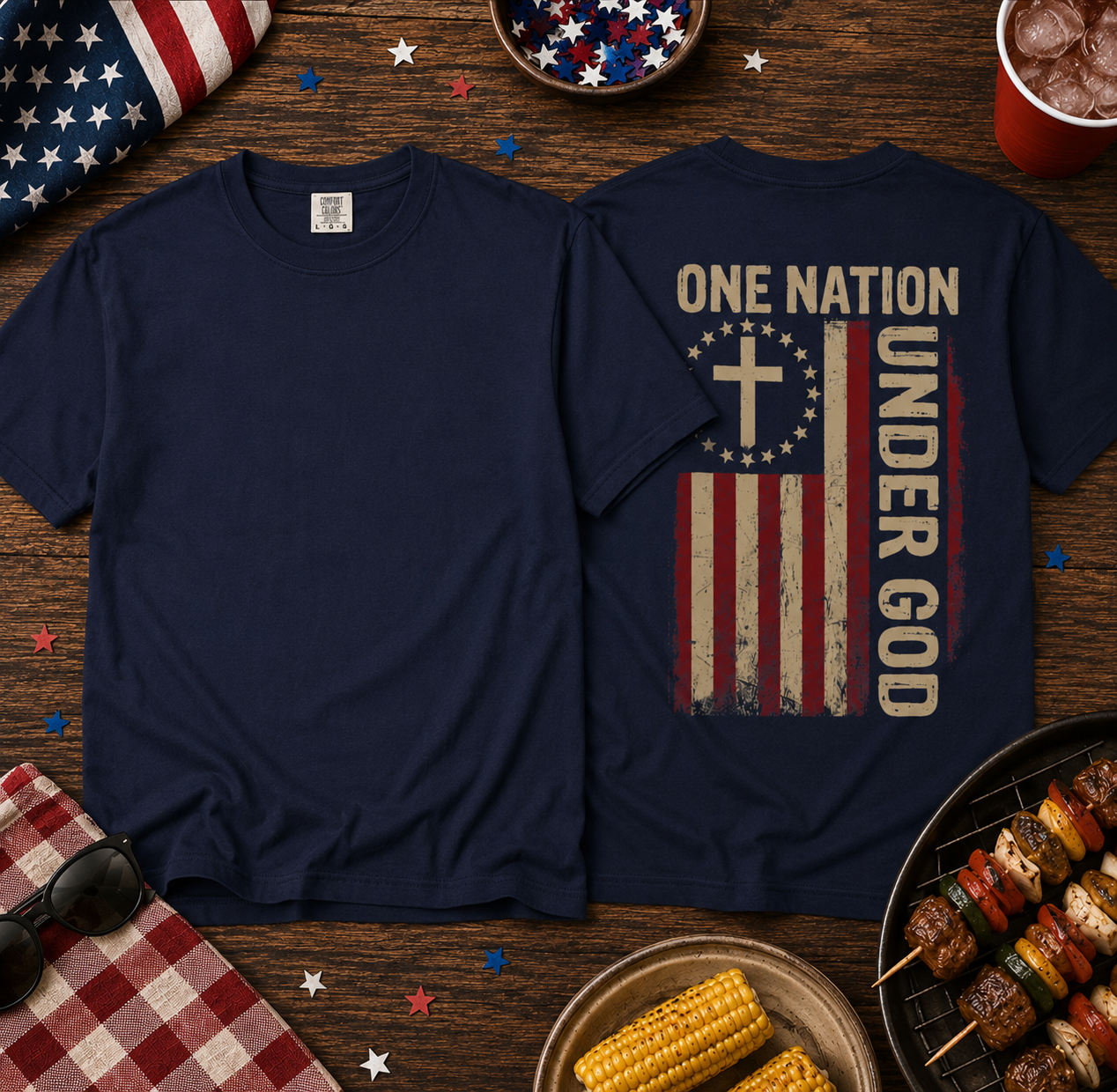 🇺🇸✝️ One Nation Under God Tee