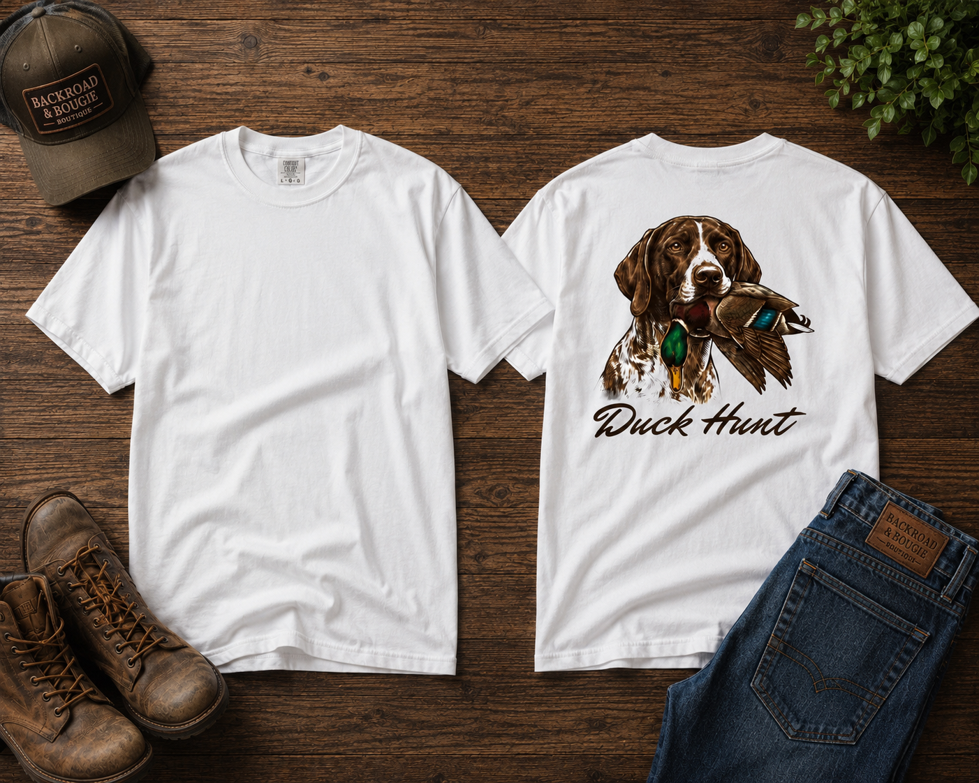 Duck Hunt T-Shirt — Hunting Dog Graphic Tee