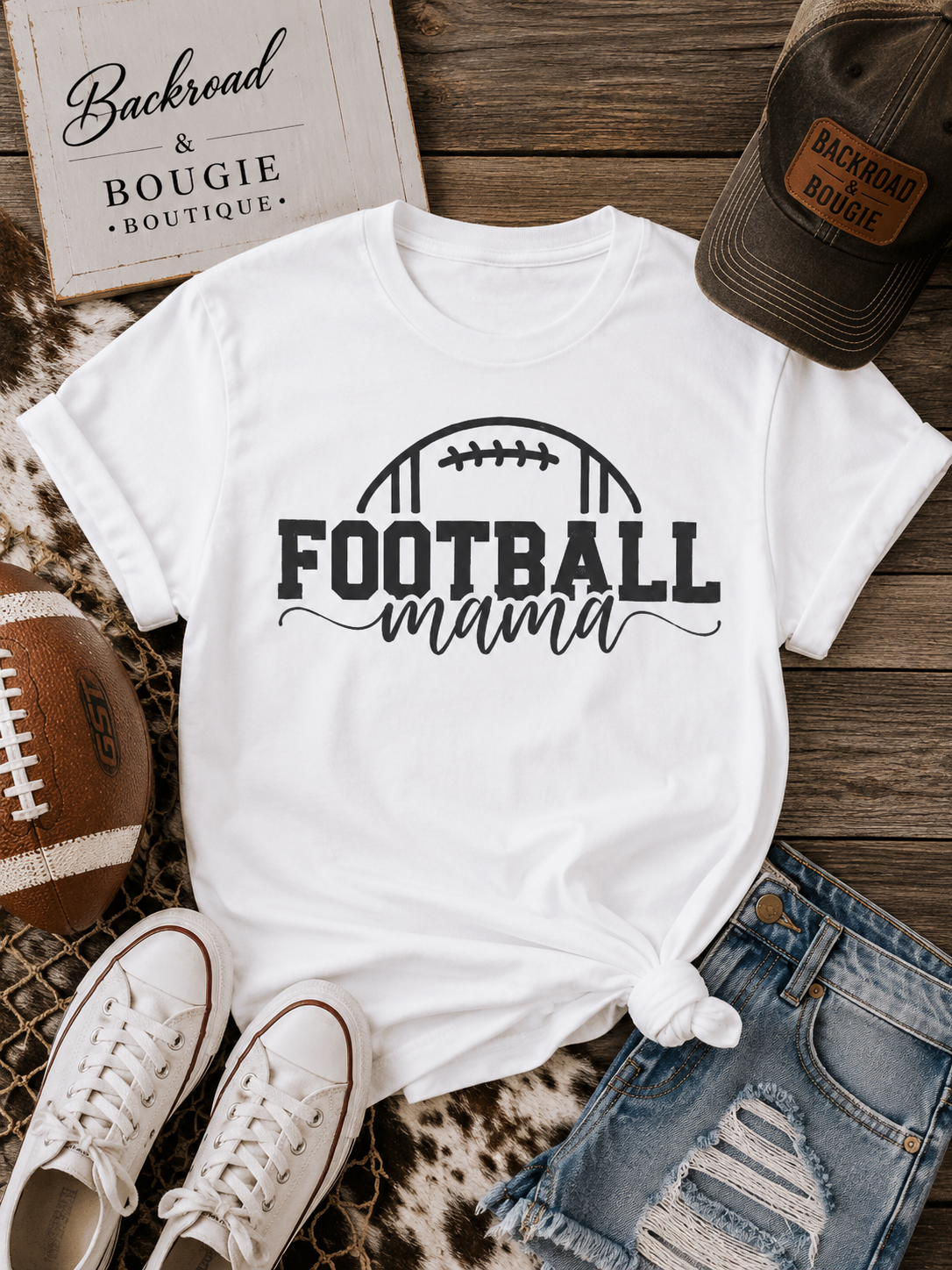Football Mama T-Shirt — Moms’ Game Day Tee