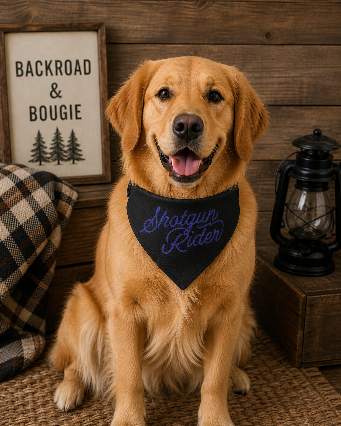 Shotgun Rider Pet Bandana