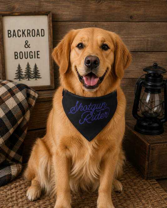 Shotgun Rider Pet Bandana