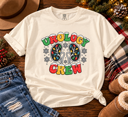 🎄🩺 UROLOGY CREW — Christmas Edition T-Shirt